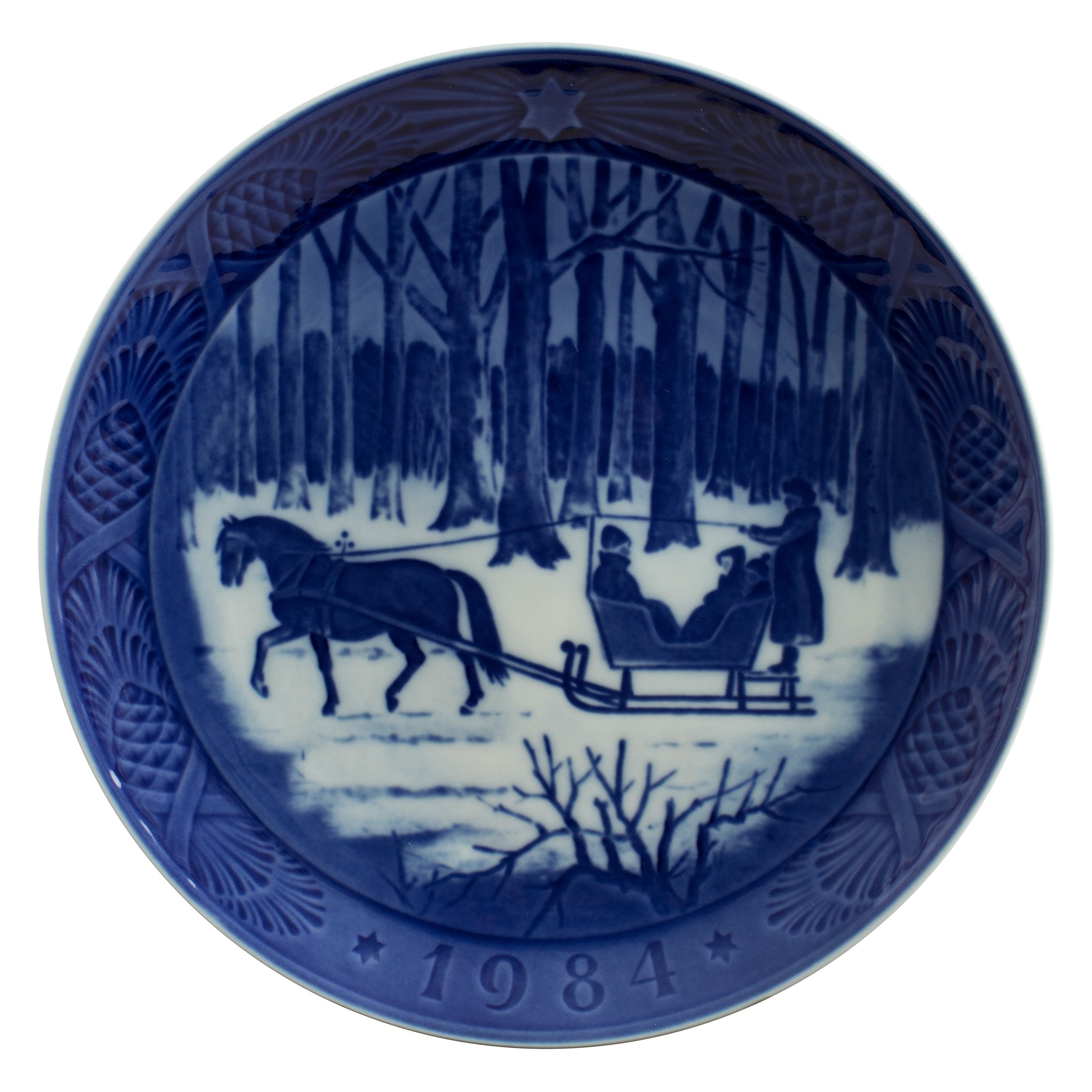 ROYAL COPENHAGEN PIATTO DI NATALE 1984 ORIGINALE PORCELLANA PRIMA SCELTA