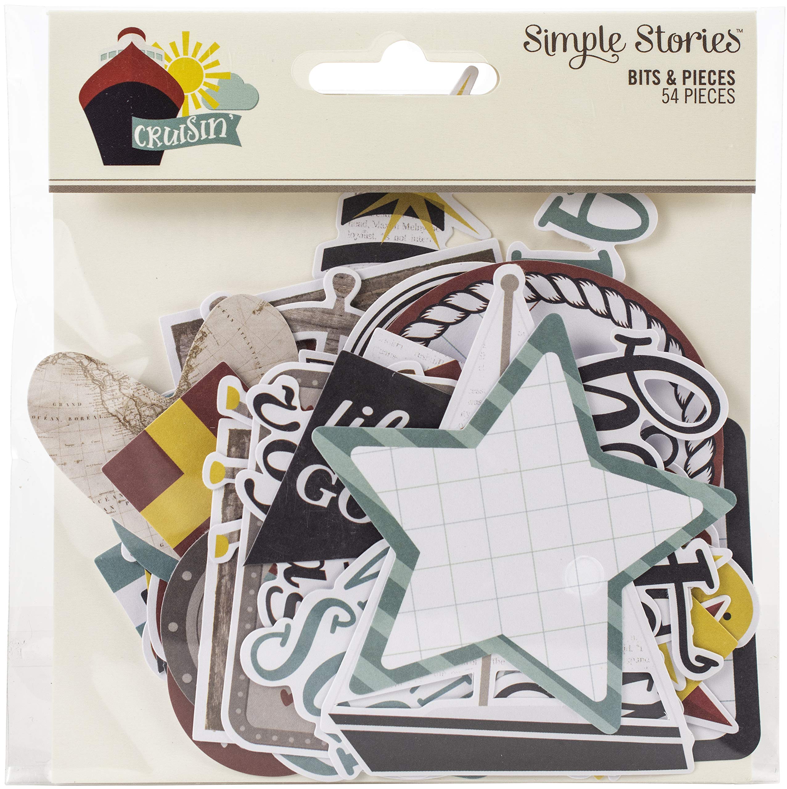 Simple Stories Multi Cruisin Bits/Pieces Die-Cuts