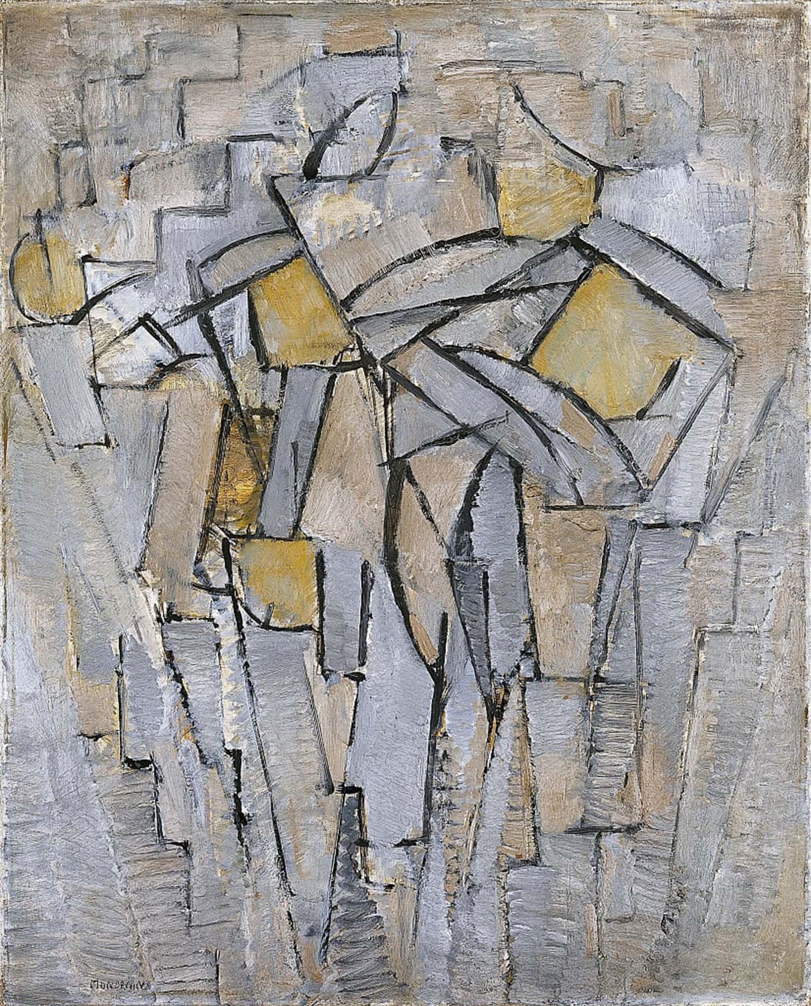 POSTERIIk Famous Print Pop Art Wall Art Graffiti Composition No. Xiii Composition by Piet Mondrian Art Prints for Home Decor 60x90cm