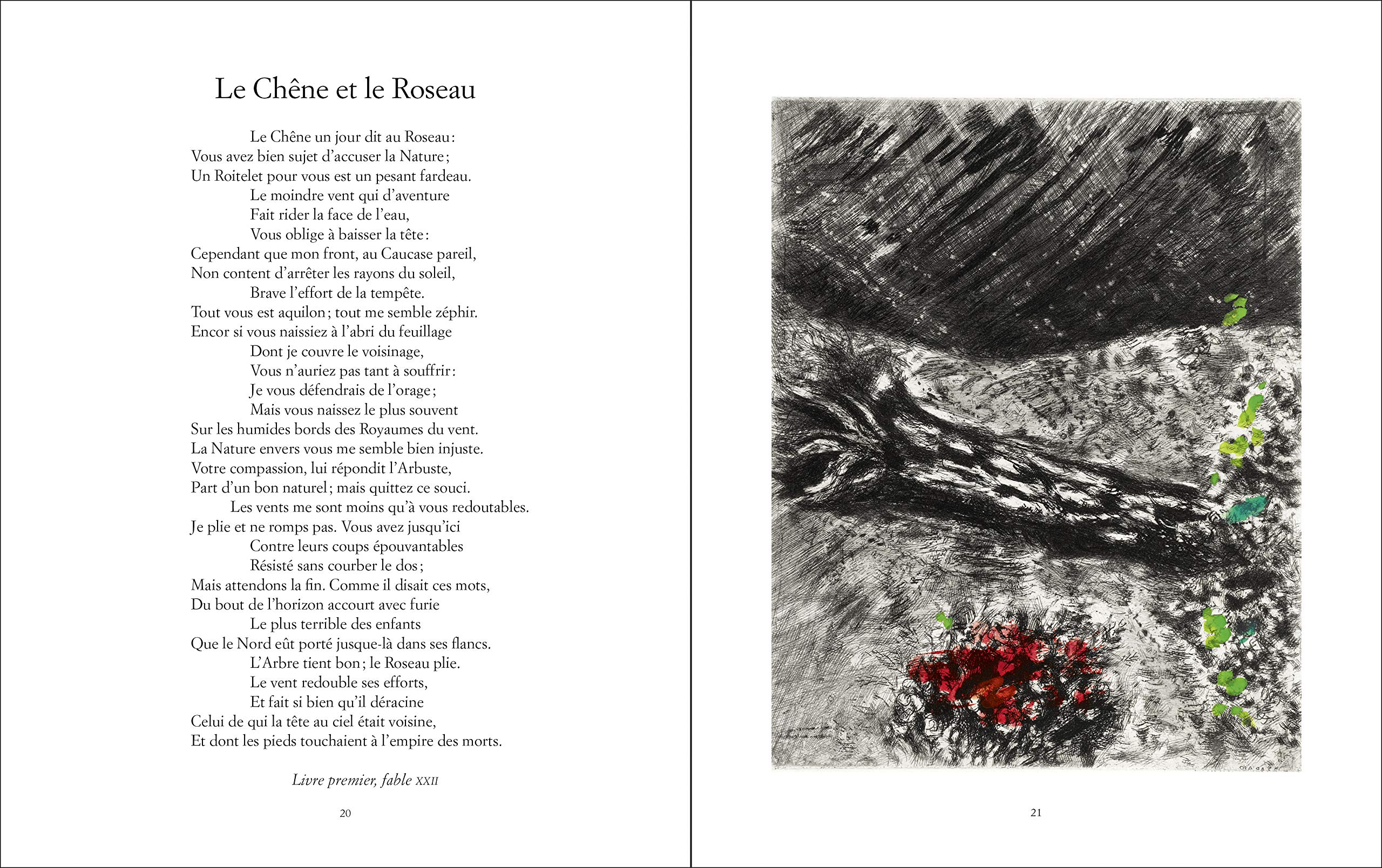 Les Fables de La Fontaine illustrées par Chagall (Coffret)