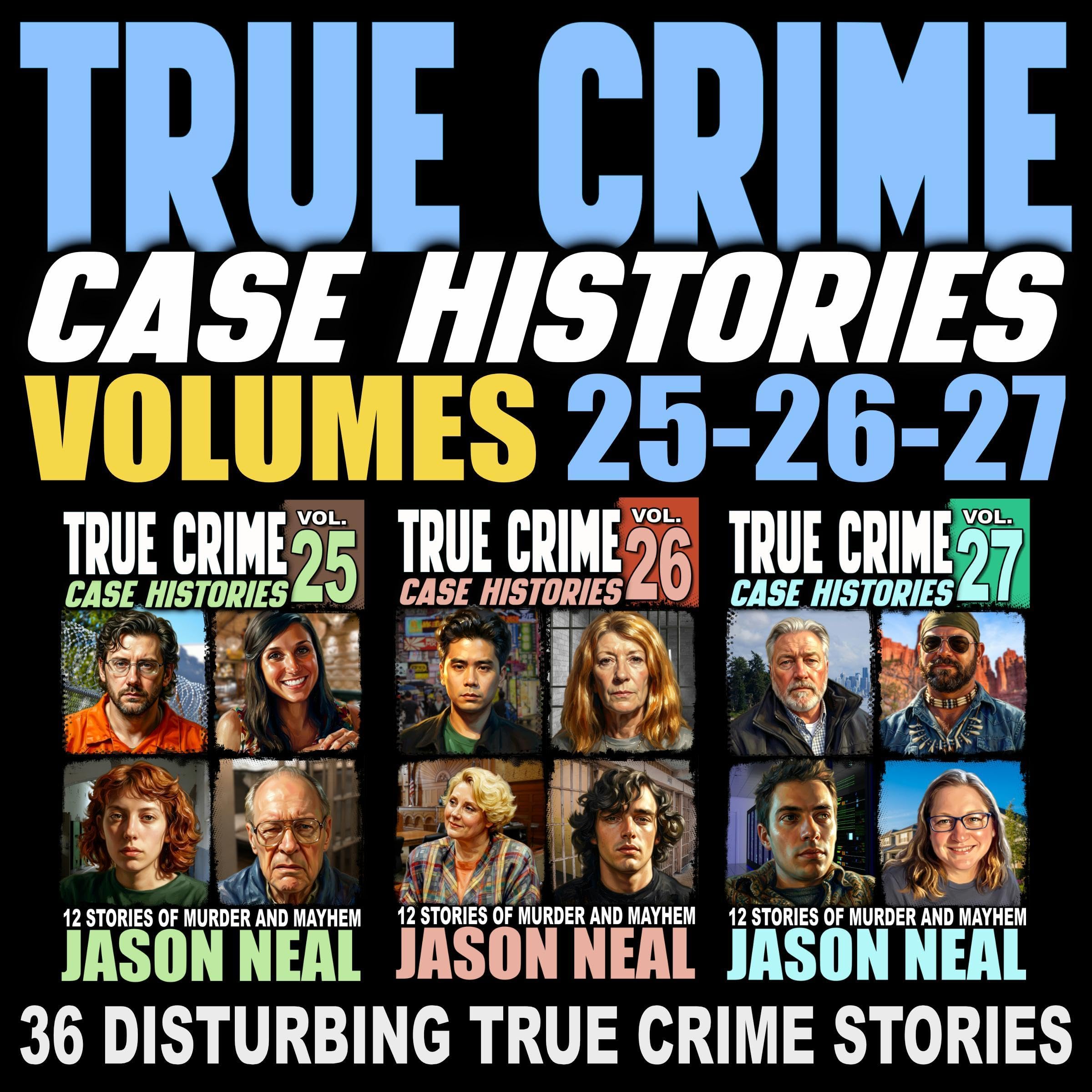 Cover art for True Crime Case Histories, Books 25, 26, & 27