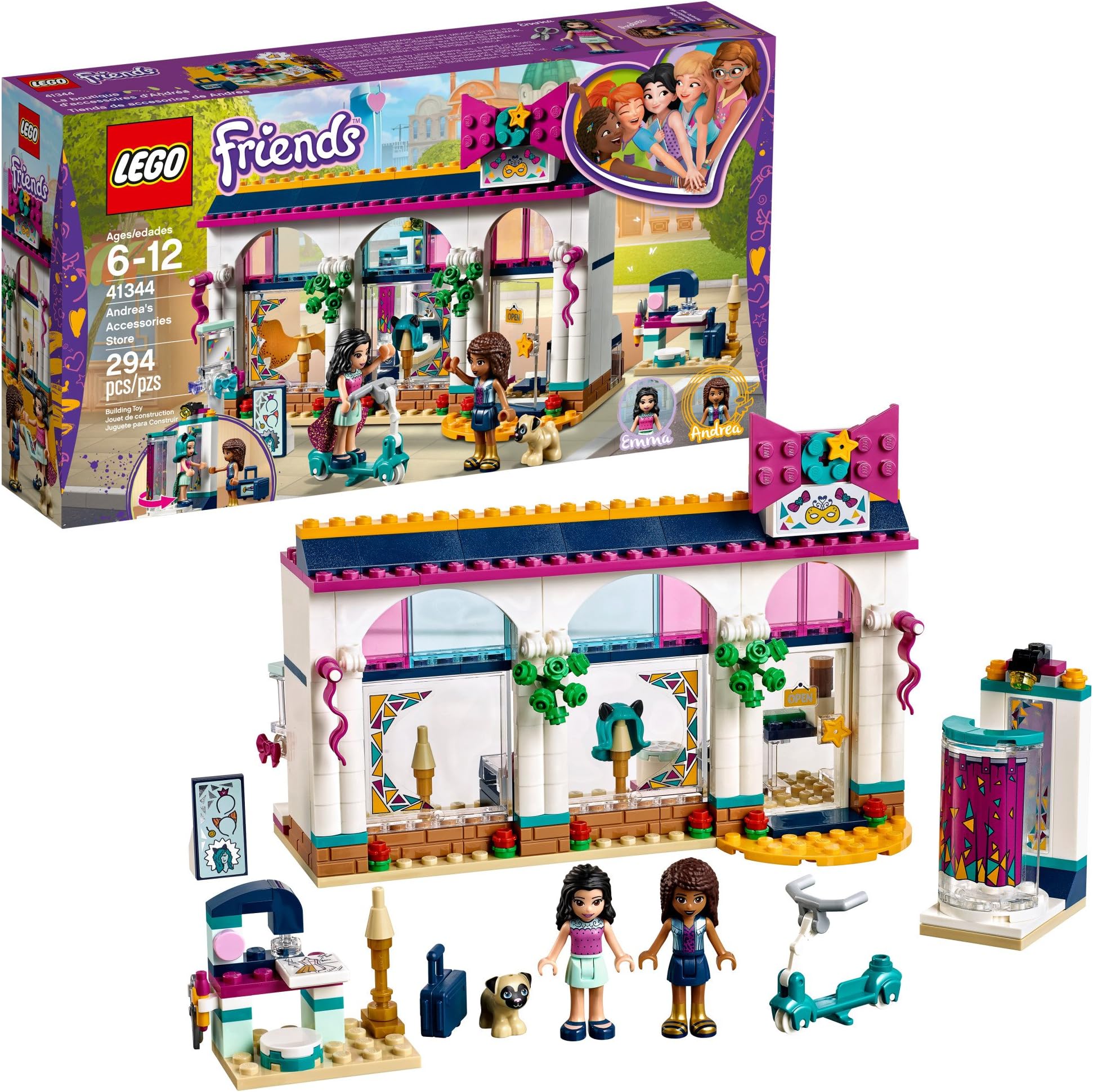 Friends Andrea’s Accessories Store 41344 Building Kit (294 Pieces)