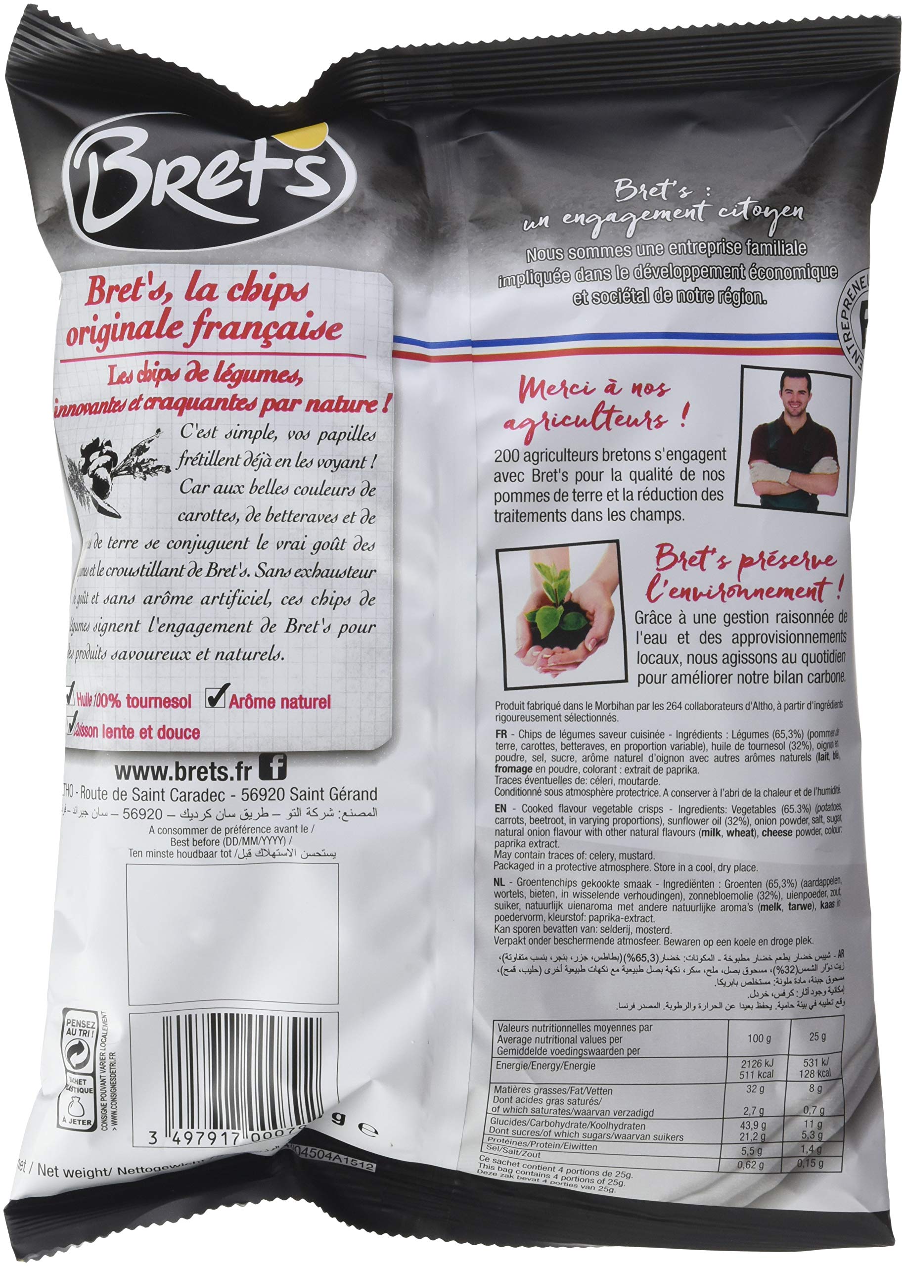 Bret's 10 paquetes de 100 g