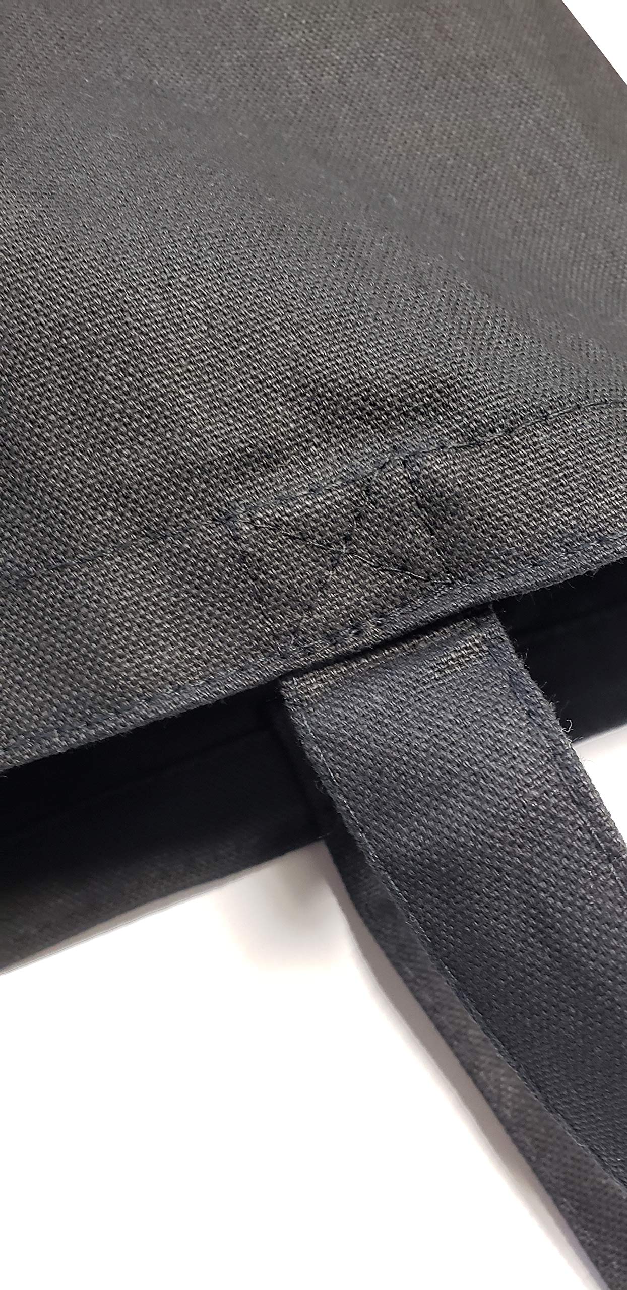 Bolsas de lona resistentes al por mayor con refuerzo inferior de 38.1 cm de ancho x 40.6 cm de alto x 7.6 cm de largo, ideales para manualidades, impresión de pintura, bordado