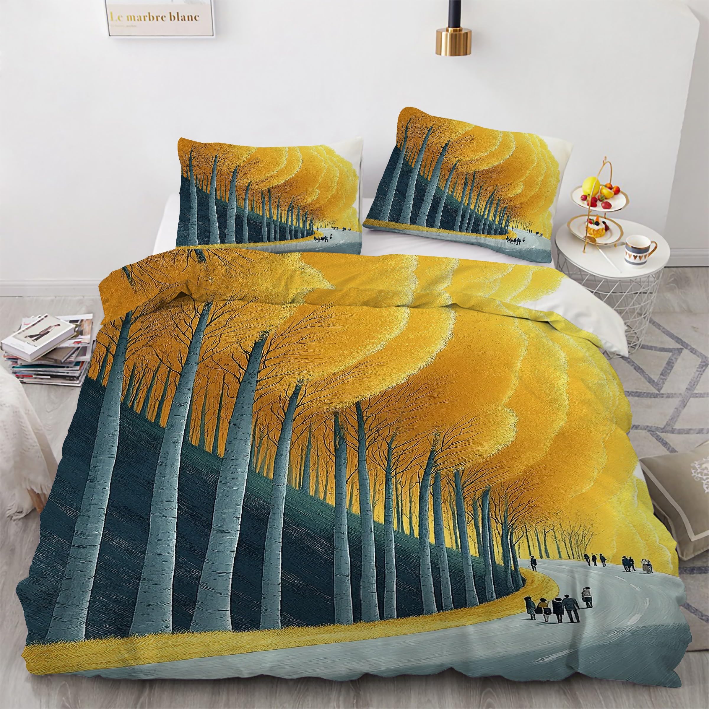 Housse de couette 90x190 zippée pour enfiler facilement votre couette sans effort