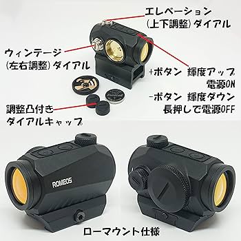 ROMEO5 ドットサイト ブラック 新品未使用(リアルレプリカ) ROMEO5 ドットサイト ブラック 新品未使用(リアルレプリカ