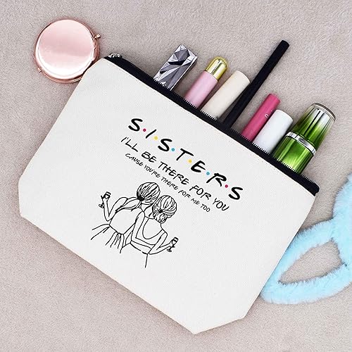 Miniatura 6 de Bolsa de maquillaje de regalo para hermana, mejores amigas, mejores amigas, bolsa de cosméticos, regalo de programa de televisión para amigos,
