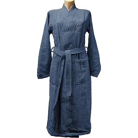 Versace 1969 Homme Peignoir De Bain Eponge Bleu 30 X 30 X 30 Cm Amazon Fr Cuisine Maison