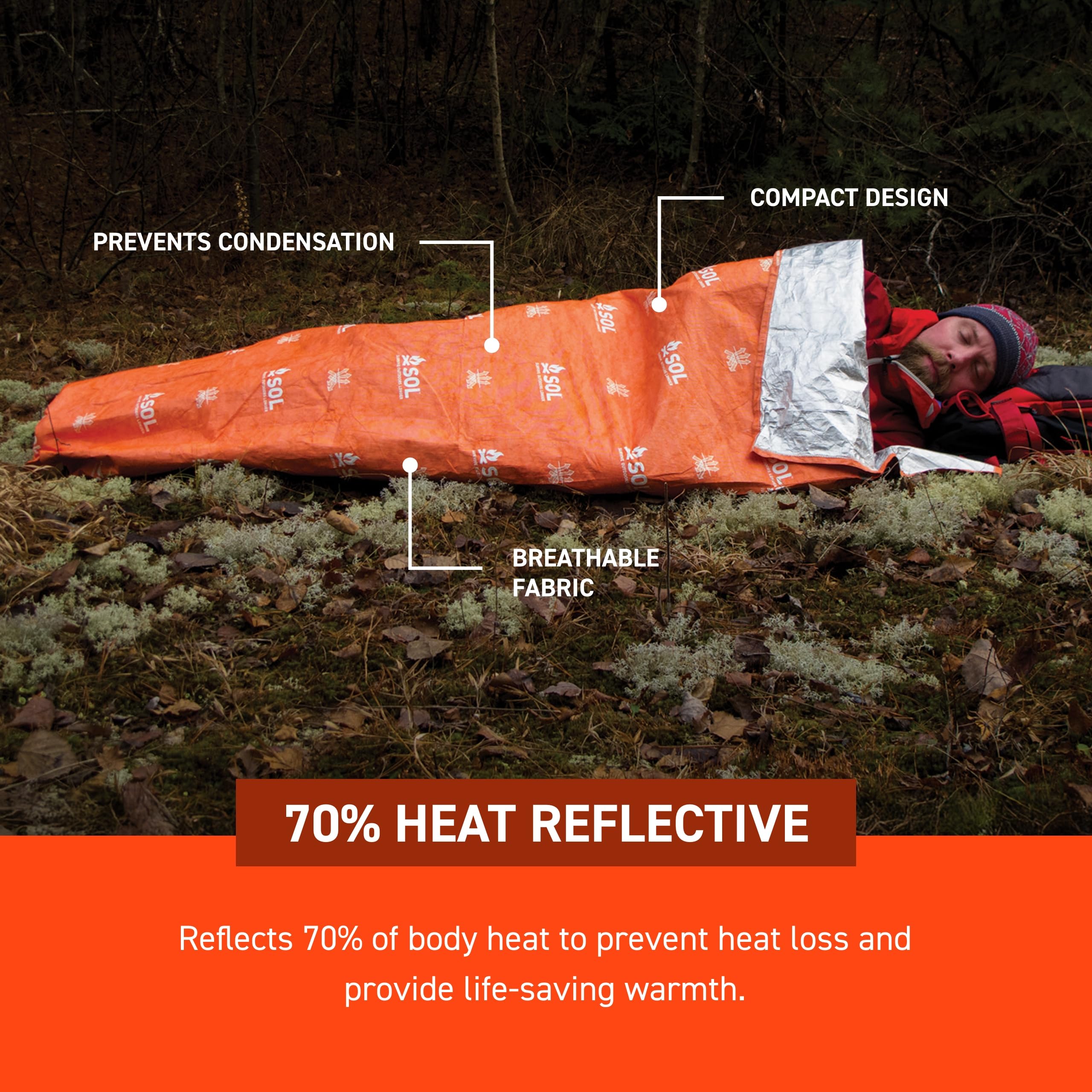 Sol SOLBIVOUAC2 Bivouac Orange