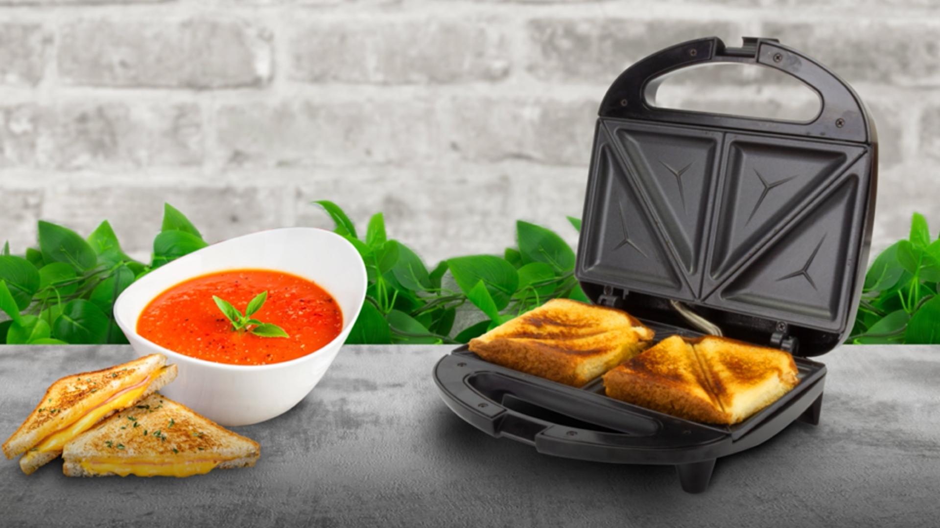 Elite Gourmet Compact Panini Press Sandwich Press Elite Gourmet