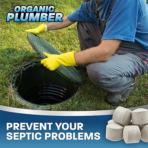 Miniatura 9 de Tratamiento limpiador de fosas sépticas, bacterias x enzimas naturales desechables, sistema de campo limpio, 1 año de tabletas