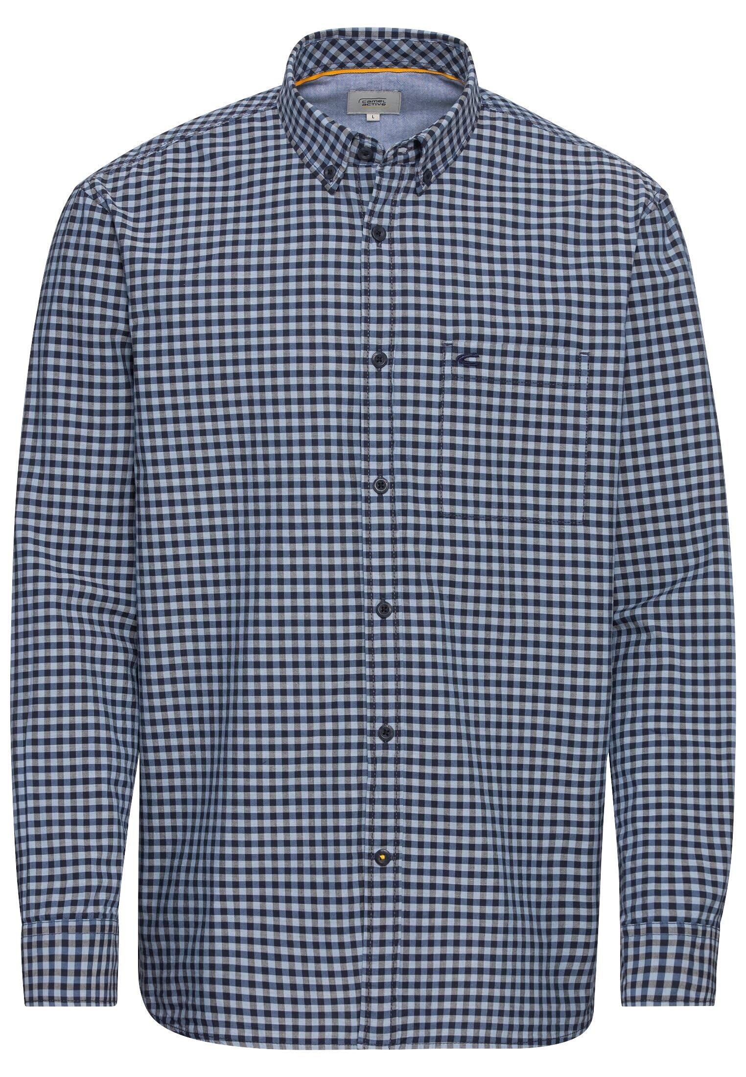 camel active Herren Oxford Hemd aus zertifiziertem Organic Cotton