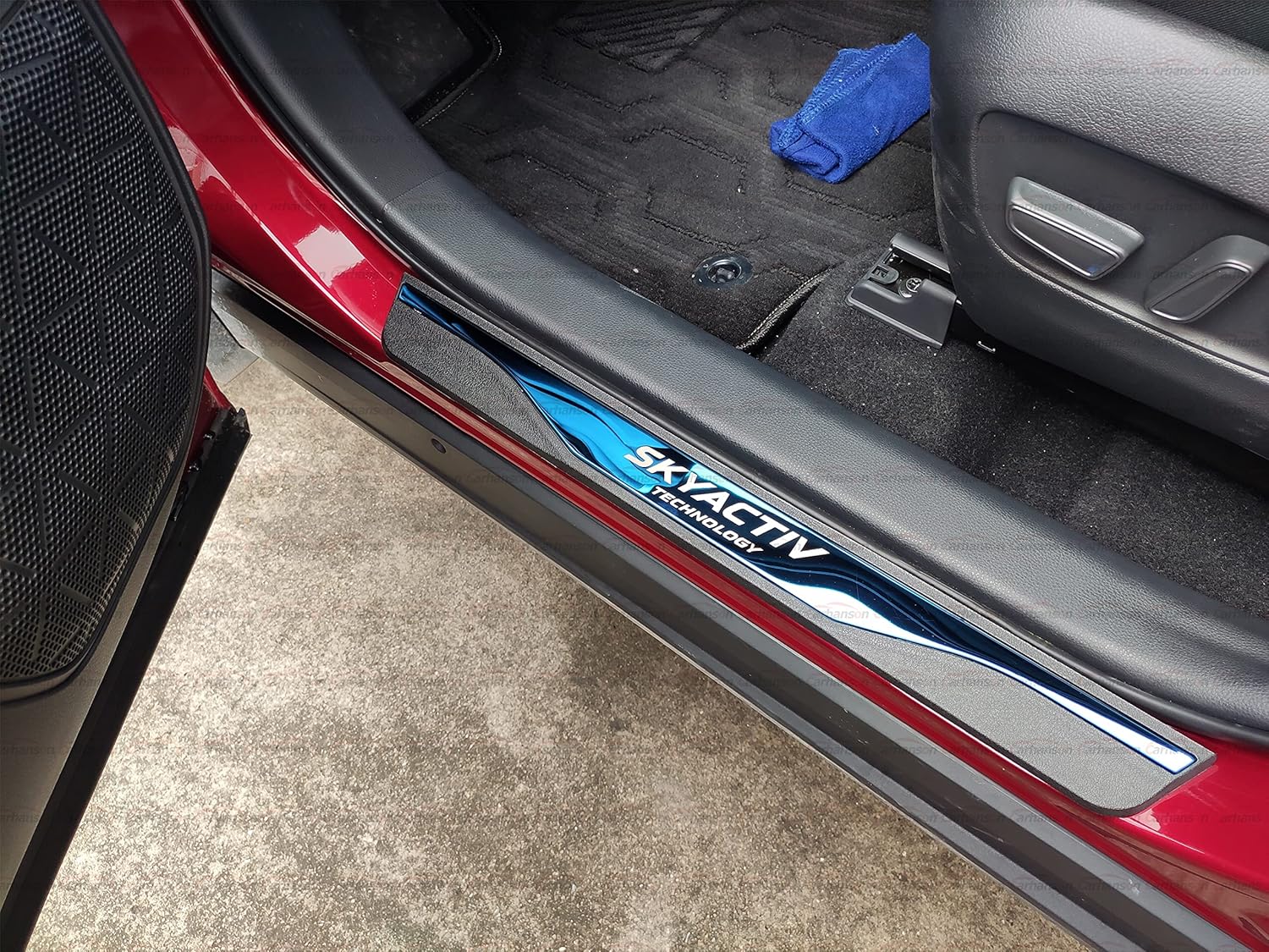 XSYing Türschwellenleisten Für Mazda CX-7 - Edelstahl Schutzleisten Set 4-tlg