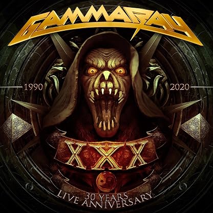 30 Years Live Anniversary [Limited Colored Vinyl 3LP Set With Blu-Ray] [Disco de Vinil] por Gamma Ray, capa do álbum