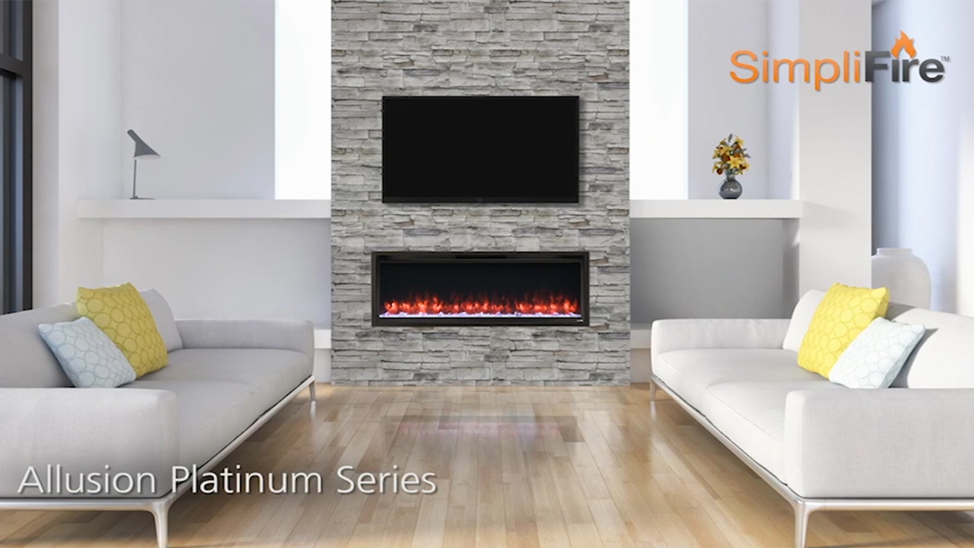 Amazon.com: SimpliFire 50-Inch Allusion Platinum Linear Electric