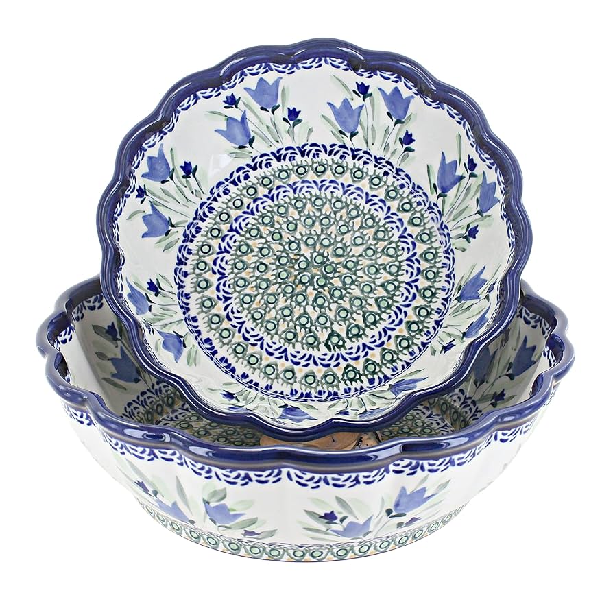 Amazon.co.jp: Blue Rose ポーランド陶器 ブルーチューリップ