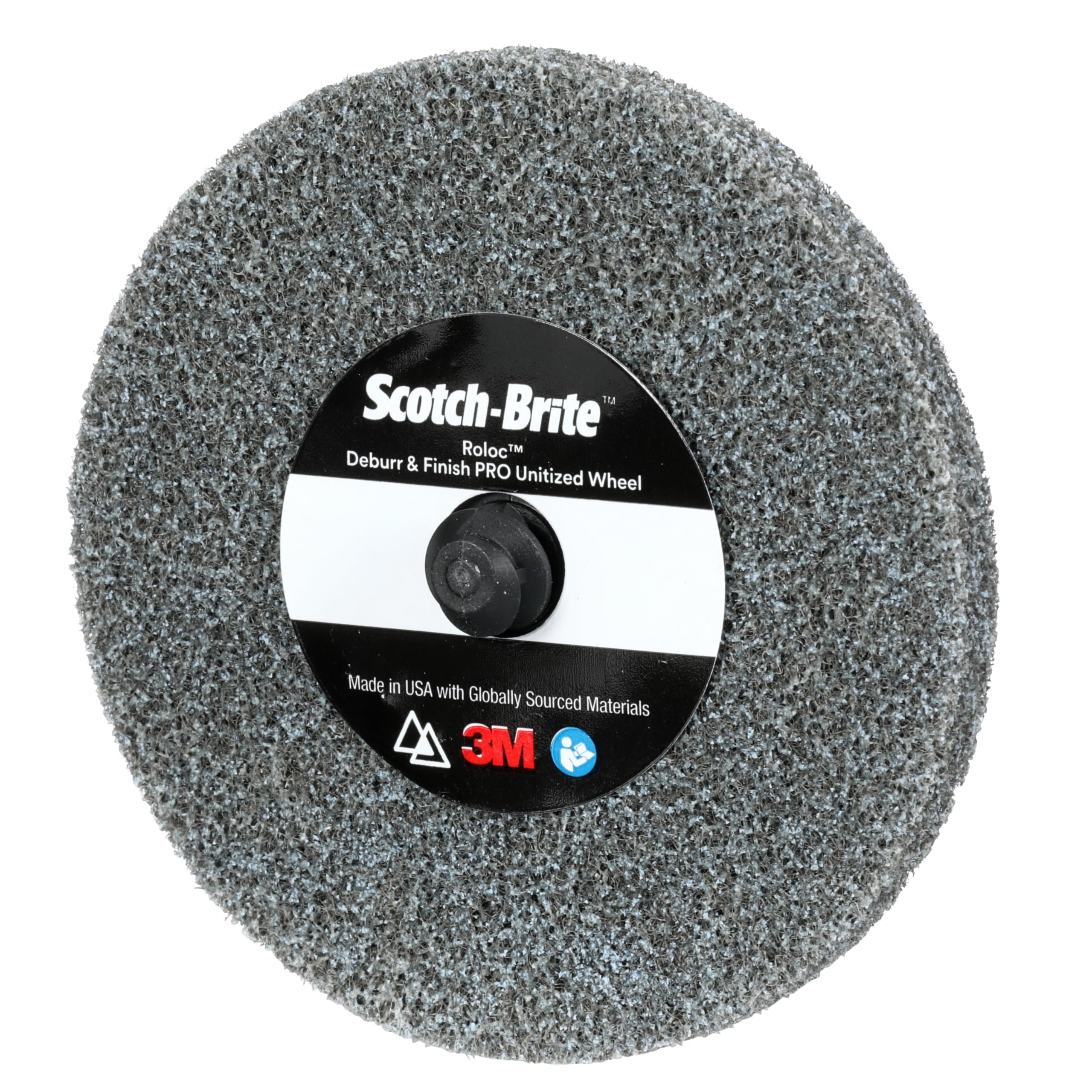 Ruota compressa Scotch-Brite Roloc Deburr & Finish PRO, 6C MED, 75 mm x 3 mm, 10 pezzi