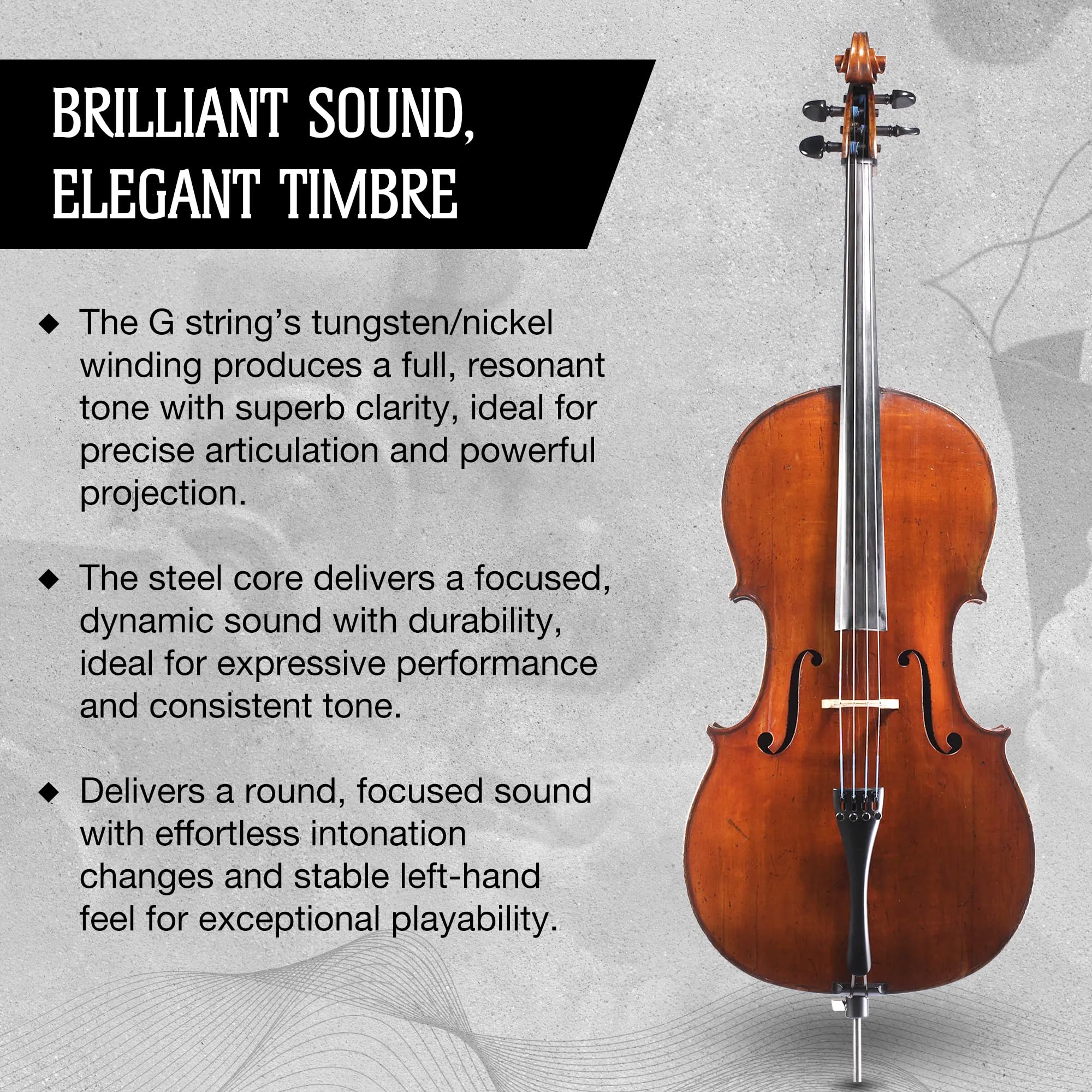 ヤーガーチェロ弦Evoke G弦 C弦Mediumタングステン Amazon | Jargar Evoke Cello G | タングステン/ニッケル オン
