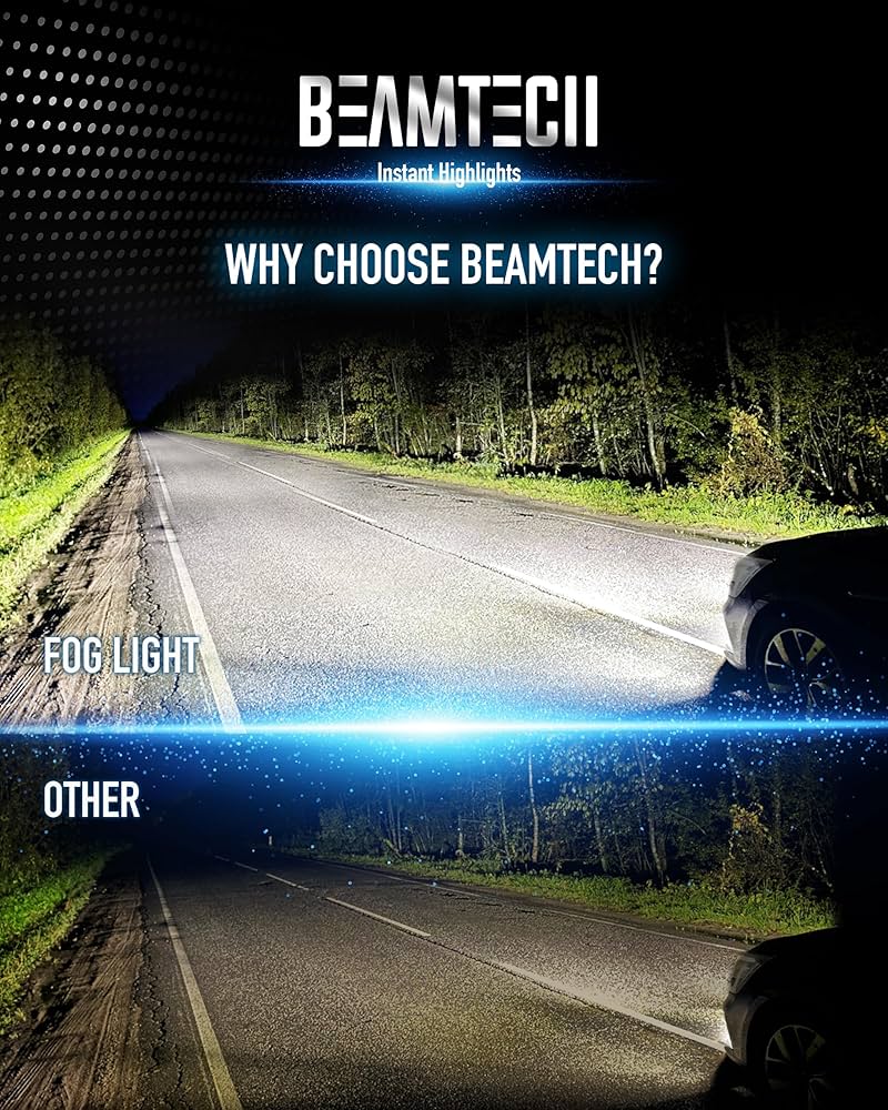 BEAMFLY Ampoule H7 LED Voiture 16000LM, Lampes De Phares Auto, Kit De