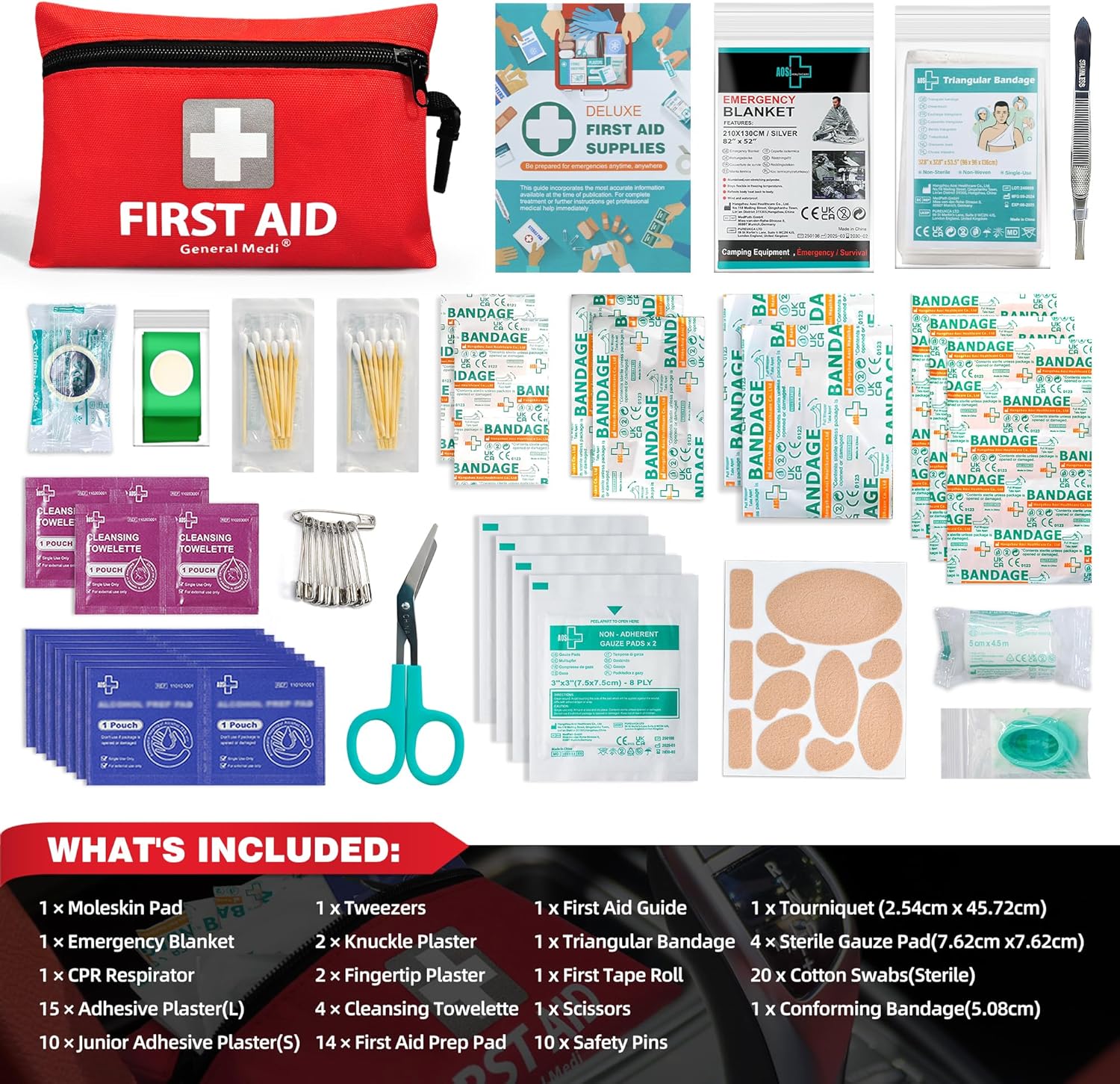 General Medi 92-Piece Mini First Aid Kit - Image 2