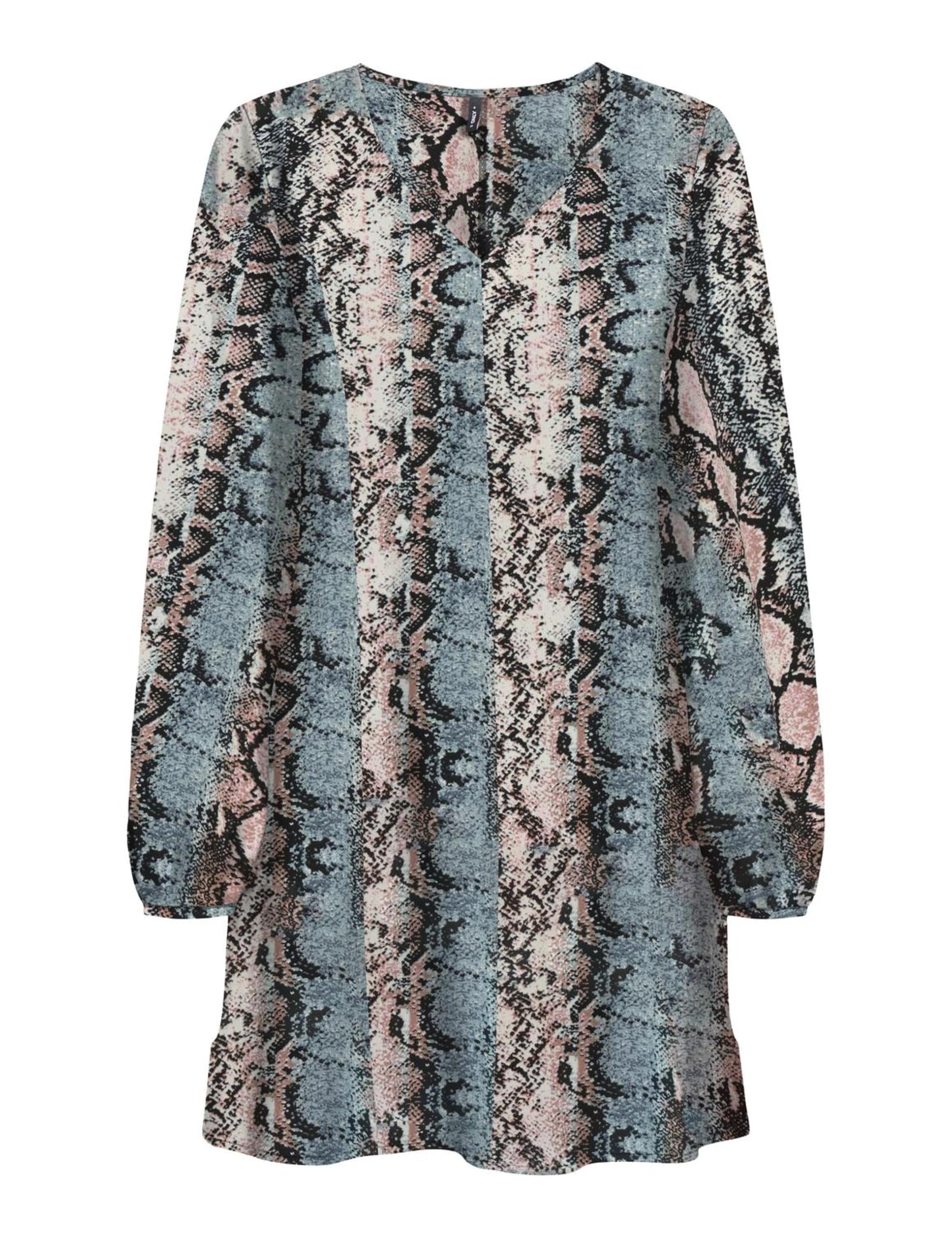 Only Women's Ombré Blue Onlnova Life Vis L/S Lucca Dress, L