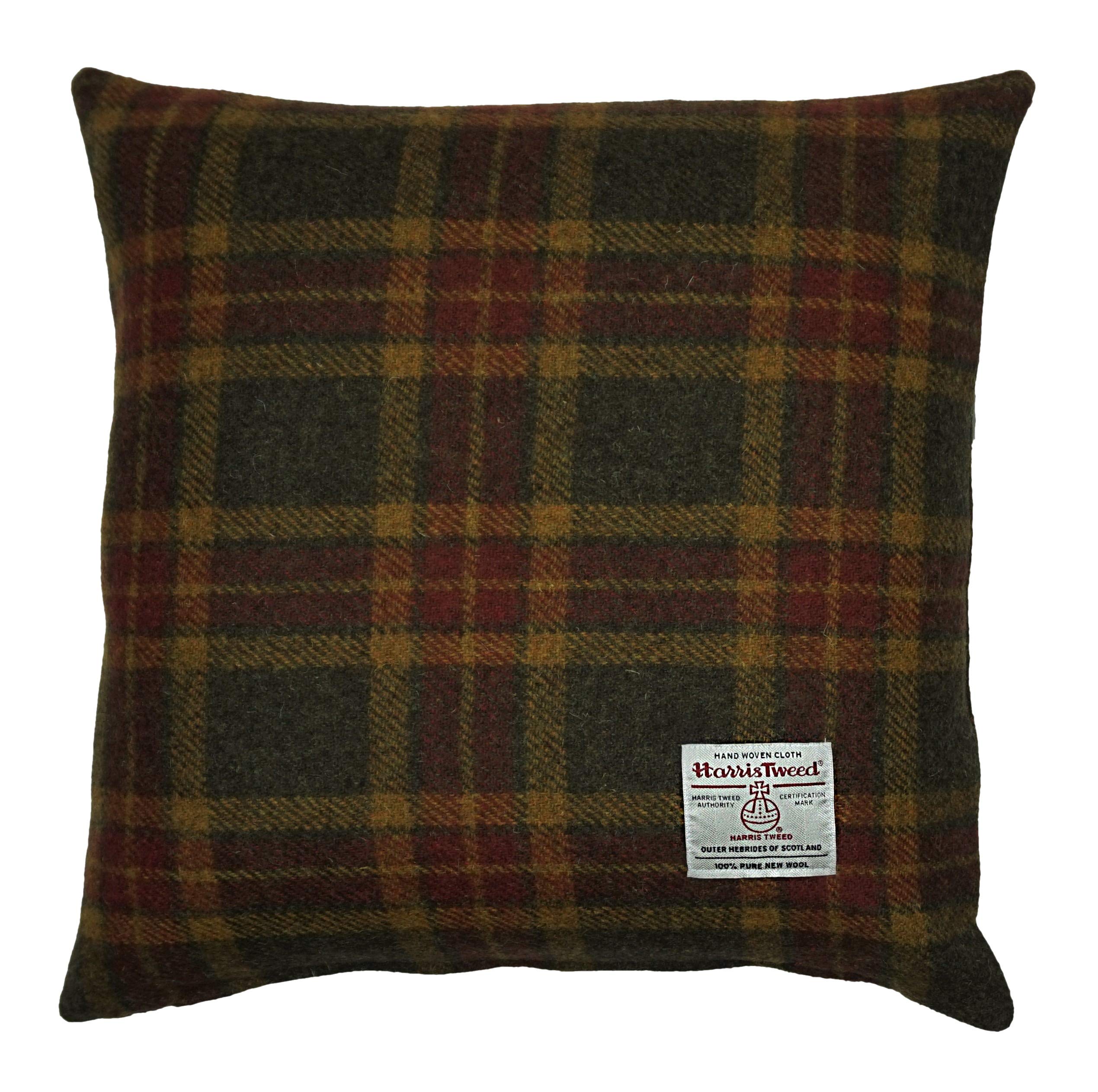 Harris Tweed Cushion Cover. Handmade.16in or 18in ref.f23 (16in. x 16in.)