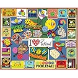 White Mountain Puzzles - Pickleball - 1000 Piece Jigsaw Puzzle