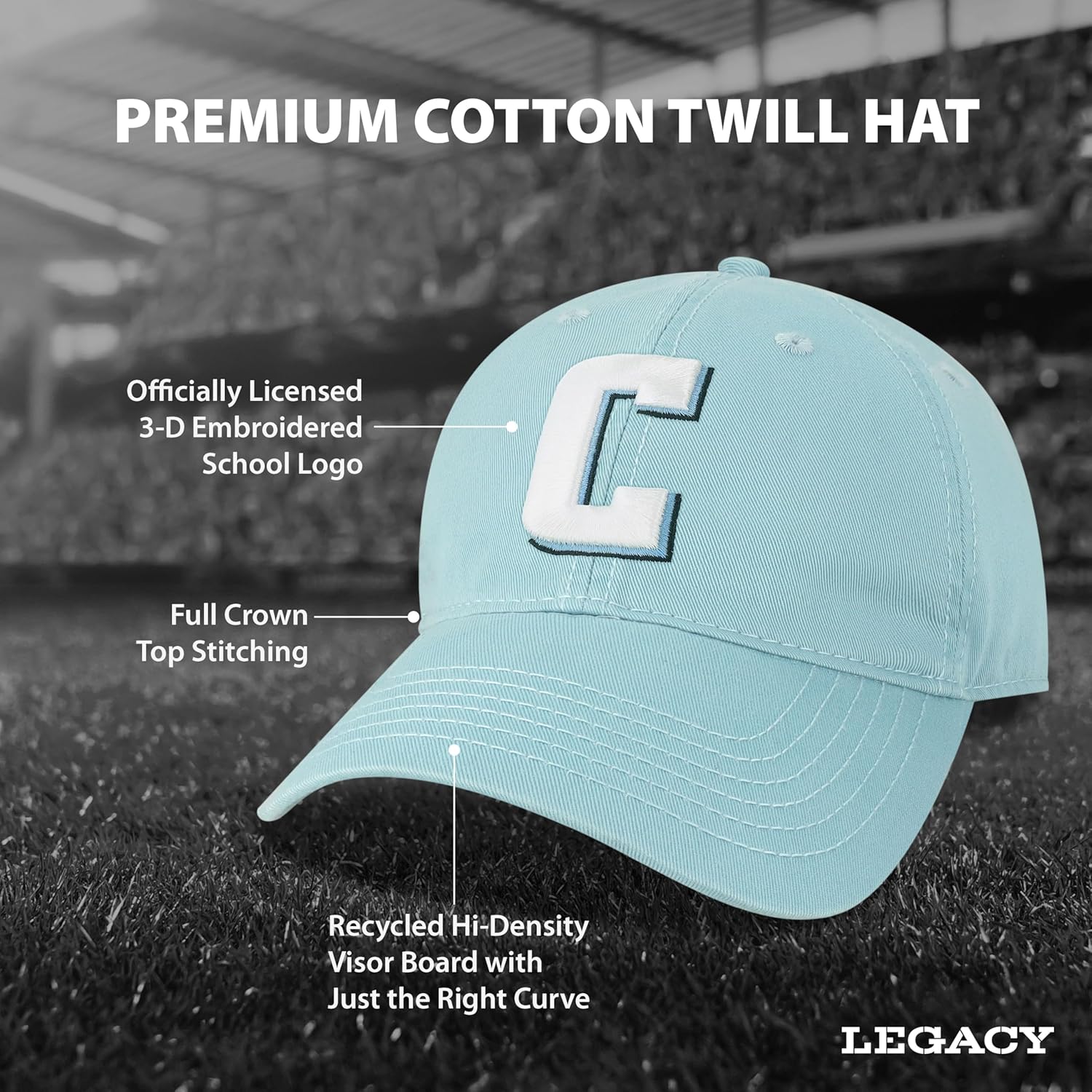 Legacy NCAA Unisex-Adult Relaxed Twill