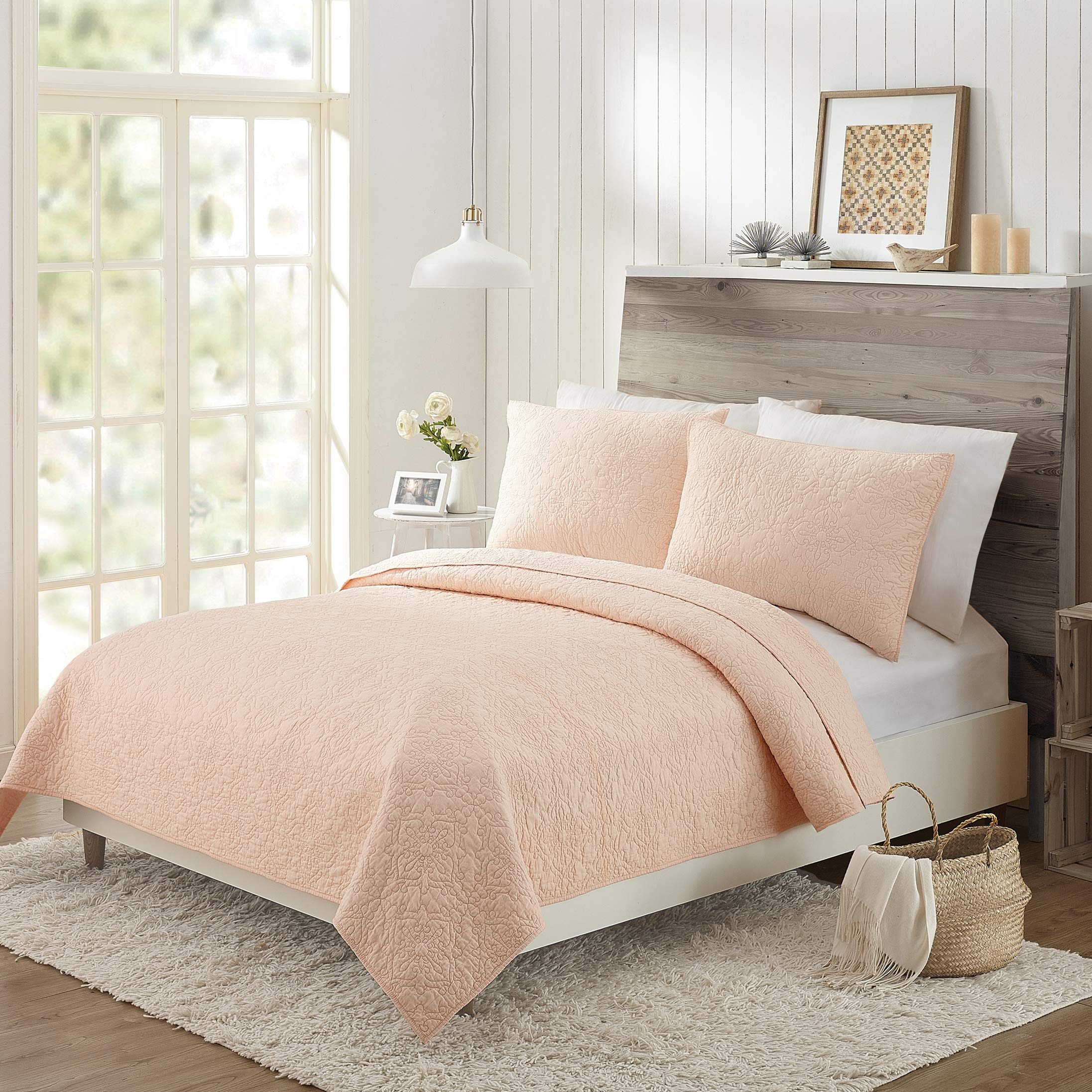 Mary Jane's Home Darling LACE, Standard SHAM, Blush