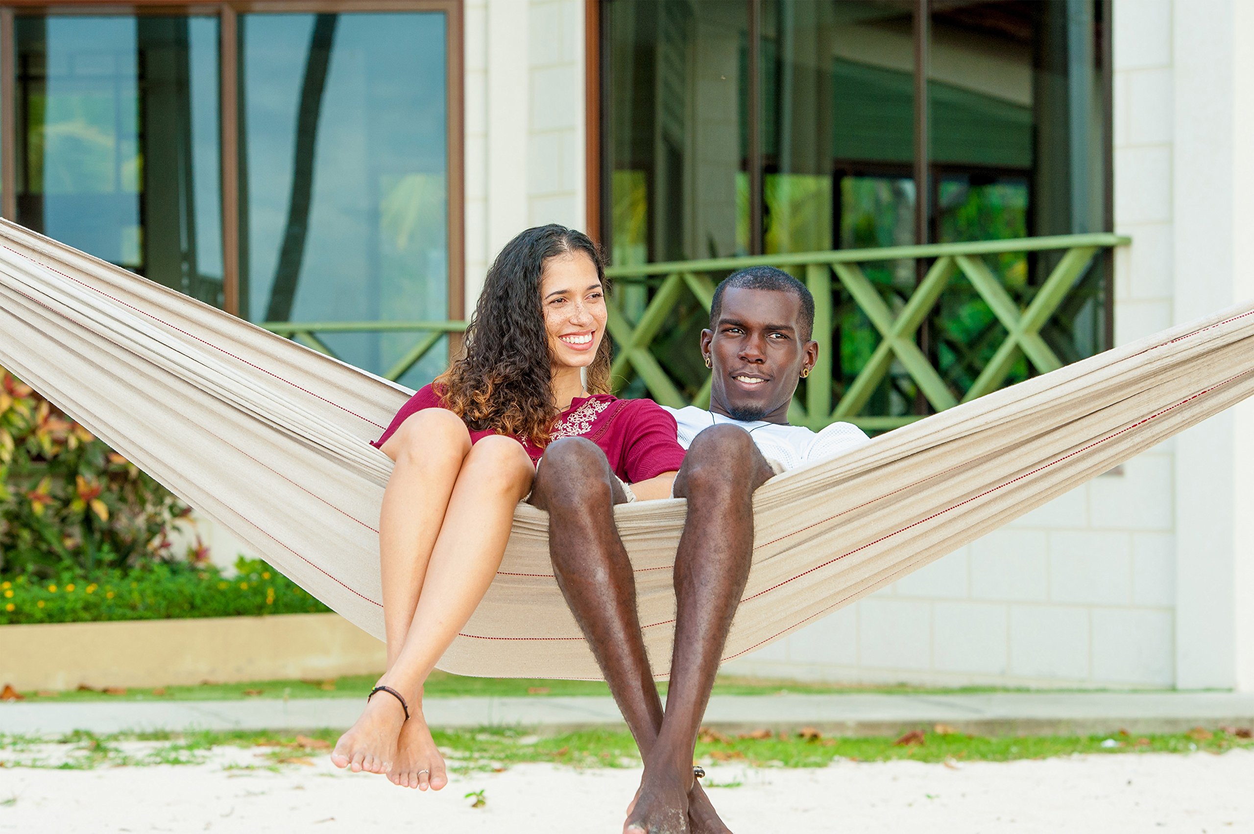 Amazonas Hammock XL Hamac Art, Sand, 340 x 150 x 5 cm
