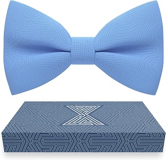 Bow Tie House Mens Bowties Pre-tied Shape Clip on Bowtie Solid Men Formal Wear for kids, baby boys, toddler any age bow ties