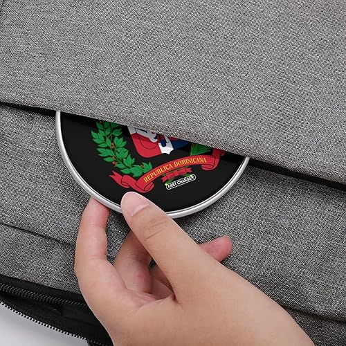 Miniatura 4 de Almohadilla de carga inalámbrica con logotipo de la bandera de República Dominicana de 10 W, almohadilla de carga rápida compatible con iPhone 15 14