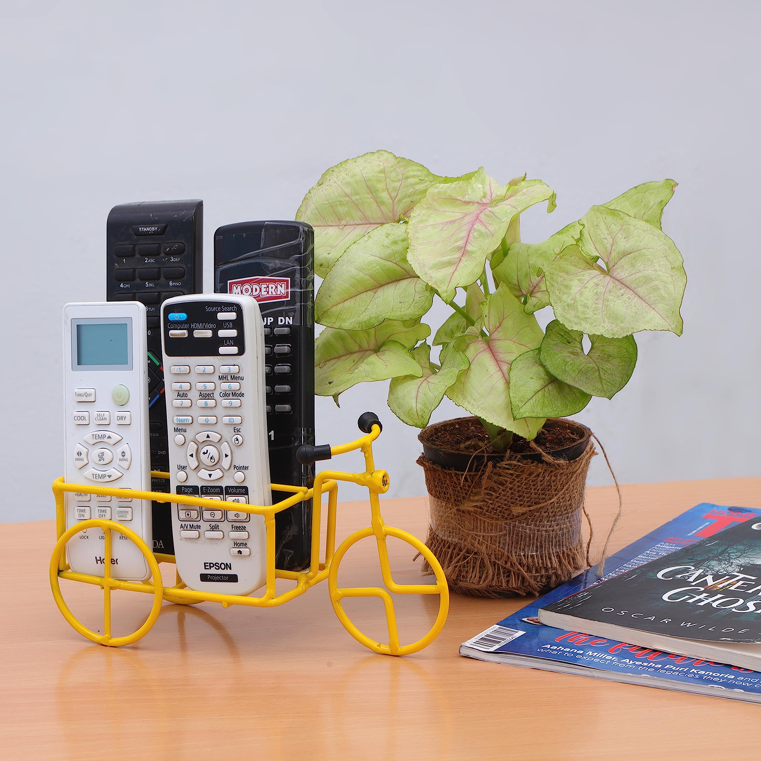 Brindavana Engineers "Creats Admiring Products Remote Holder/Stand/Remote Organizer Showpiece For Tv Ac Dvd Dth Remotes (Cycle) (Red, Metal) - Stationery (B0B82HRX4T) Amazon Price History, Amazon Price Tracker
