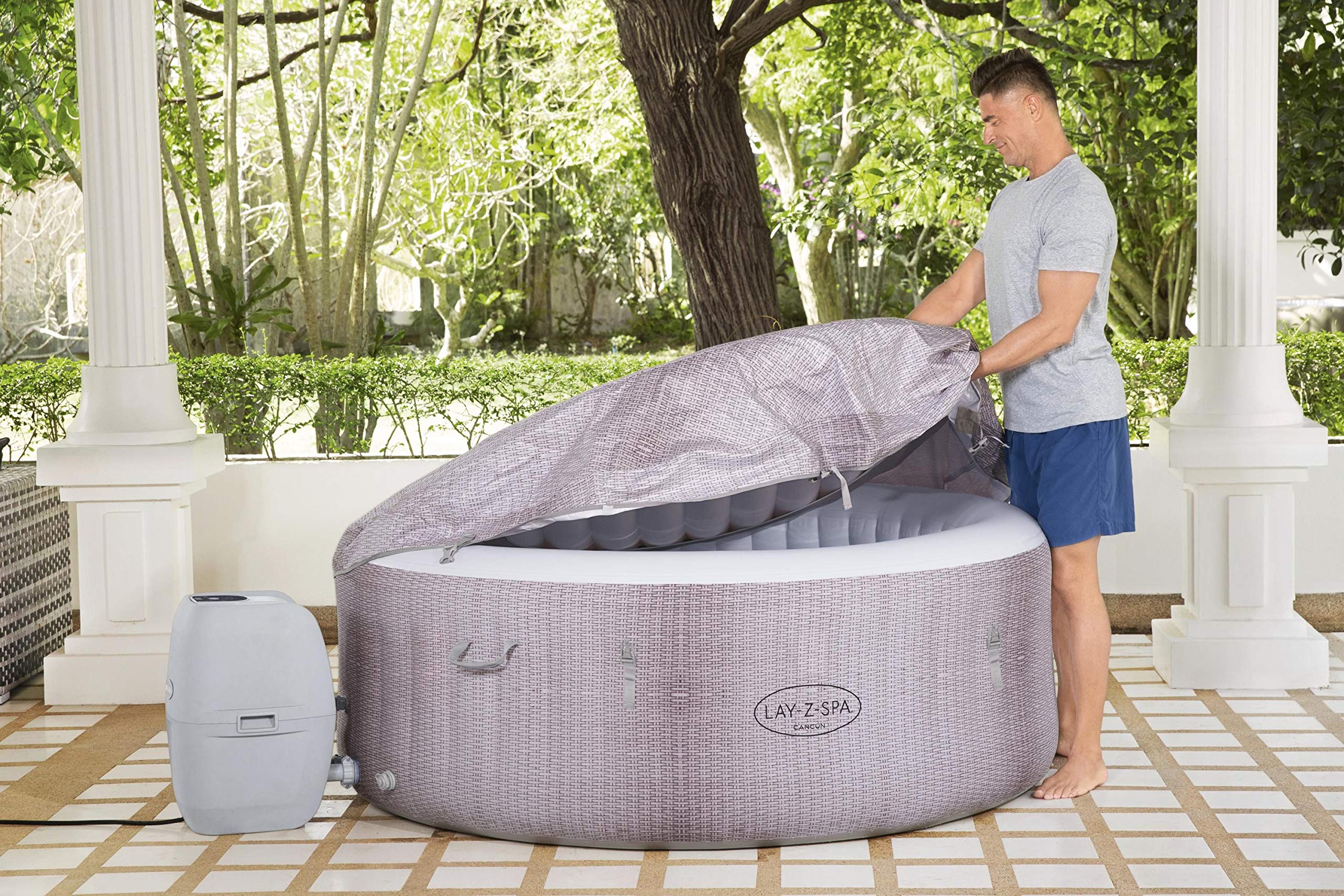 Bestway Lay-Z-SPA® 71" x 26"/1.80m x 66cm Cancun AirJet