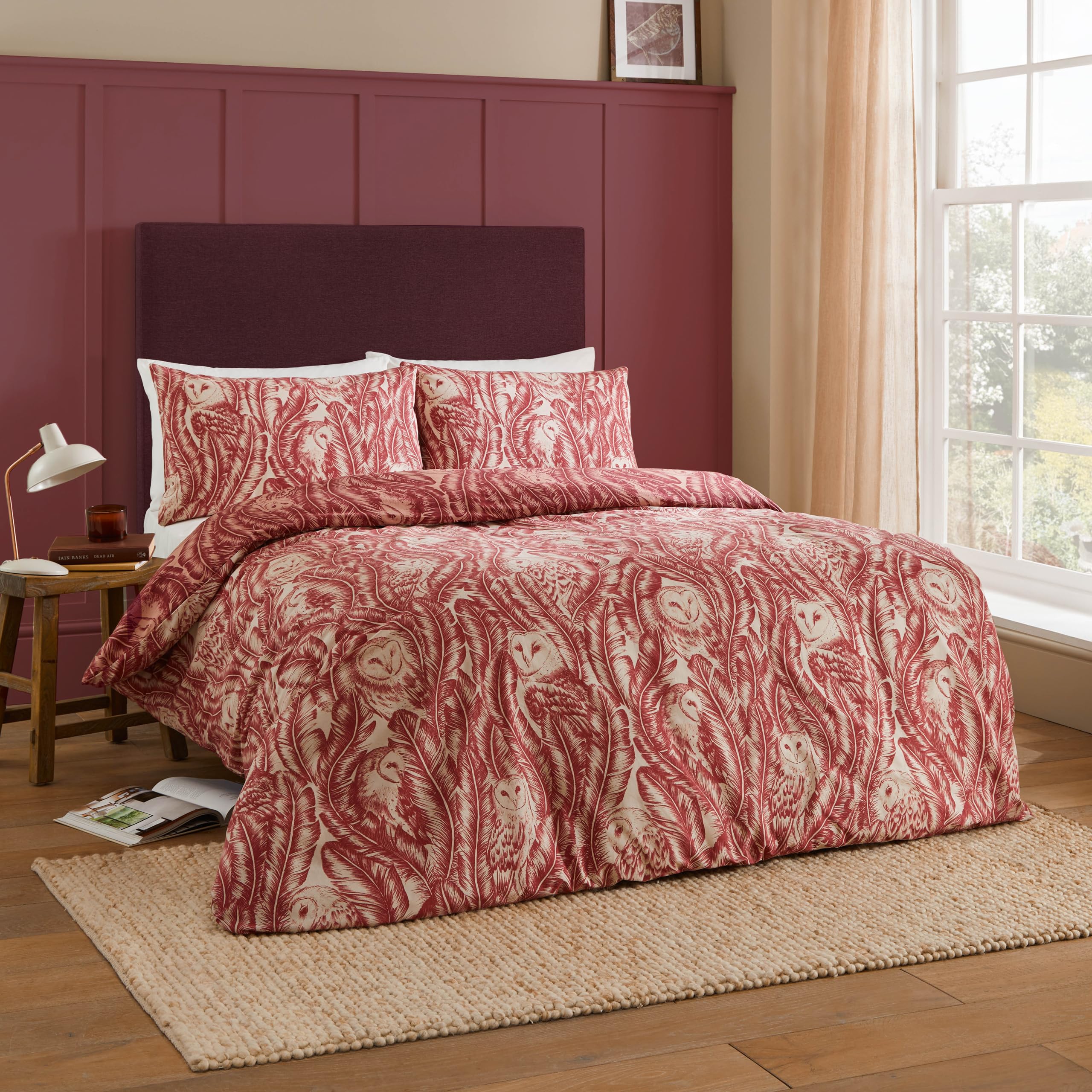 furn. Wylder Albus Heritage Duvet Cover Set, Redwood, Super King - Image 4