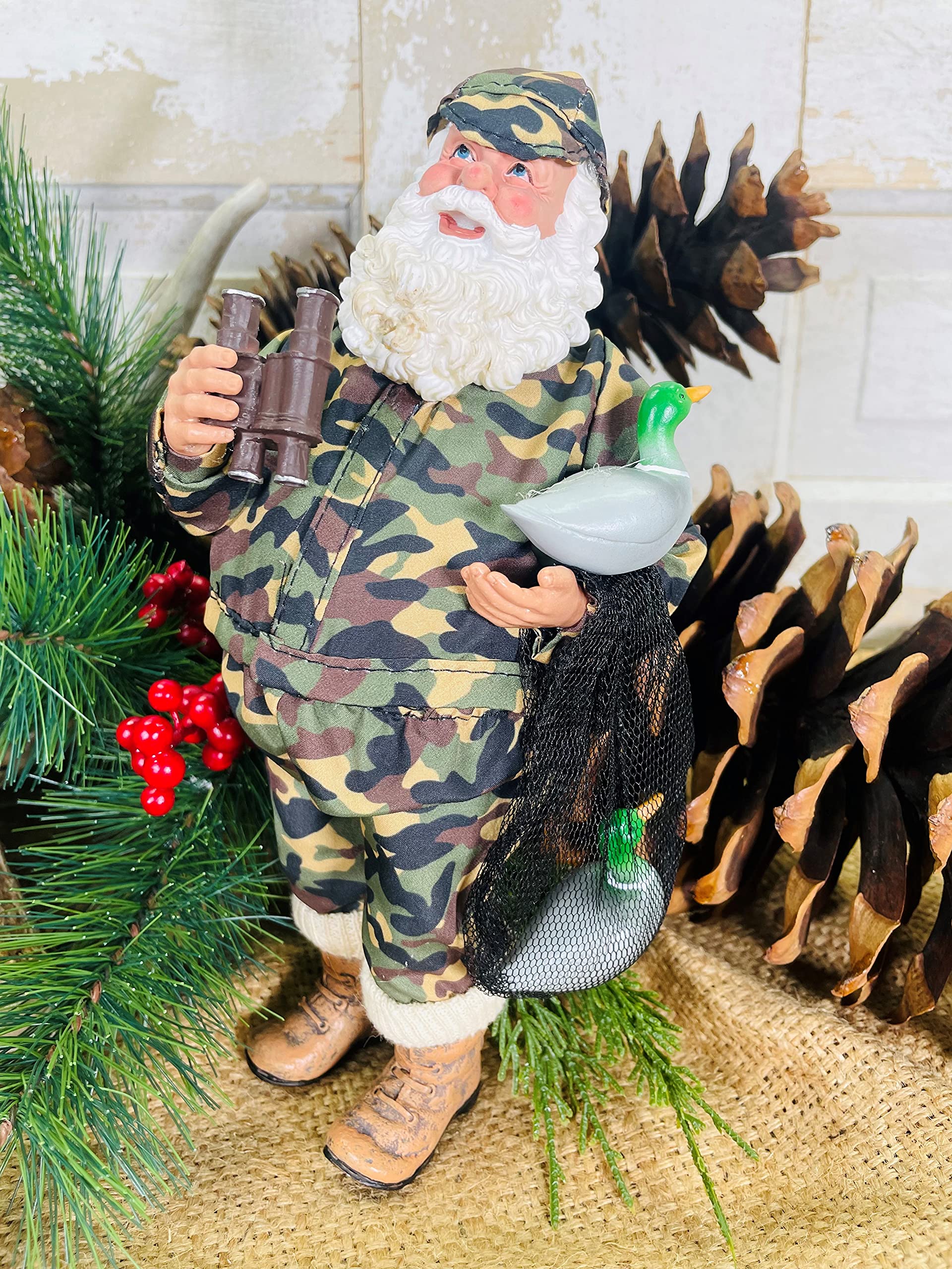 Amazon.co.jp: Santa's Workshop 10インチ ダックハンターサンタ