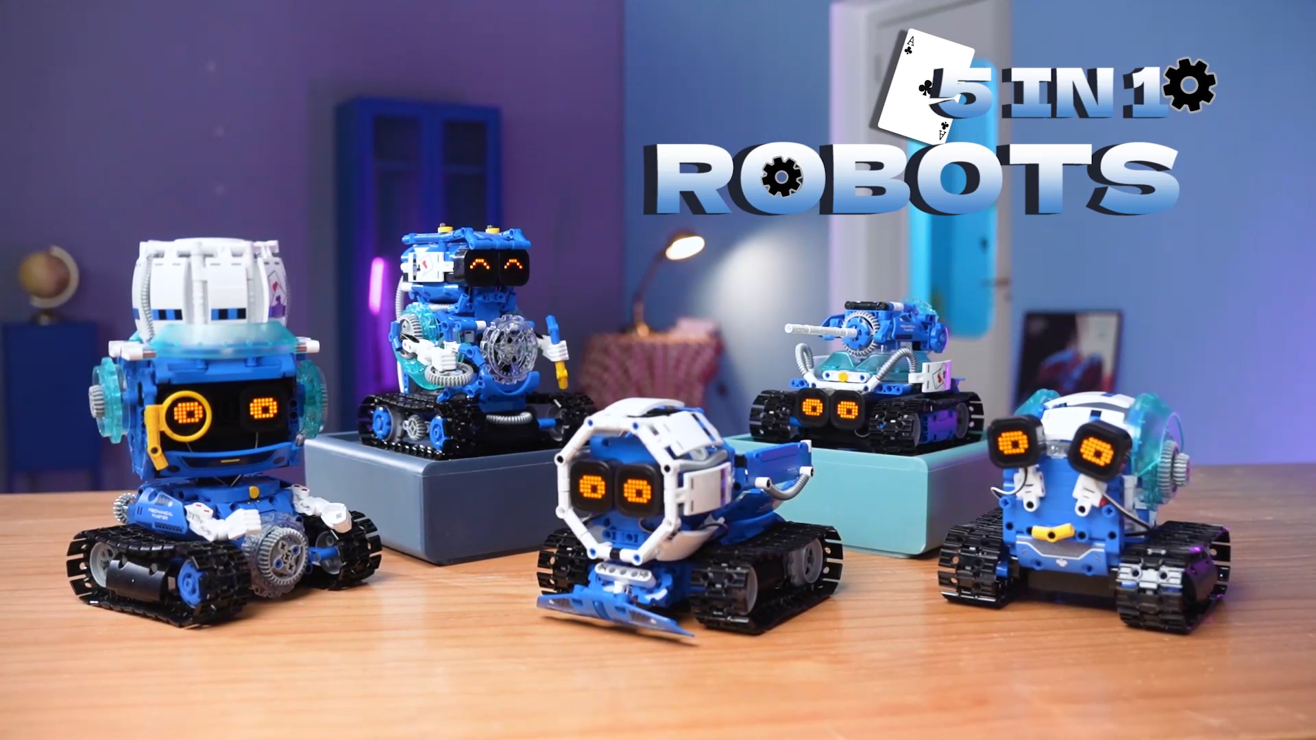 Amazon.com: Opmind 5 in 1 STEM Robot Building Toys for Boys Age 8