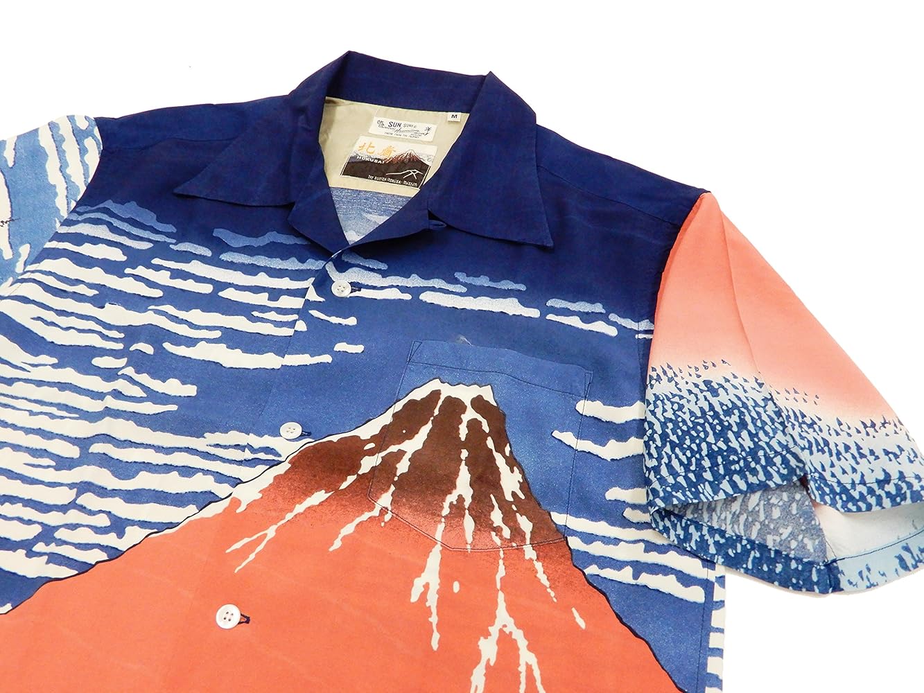 美品✨ 希少XXL サンサーフ 葛飾北斎 凱風快晴 赤富士 アロハシャツ サンサーフ】 サンサーフ×北斎スペシャルエディション 