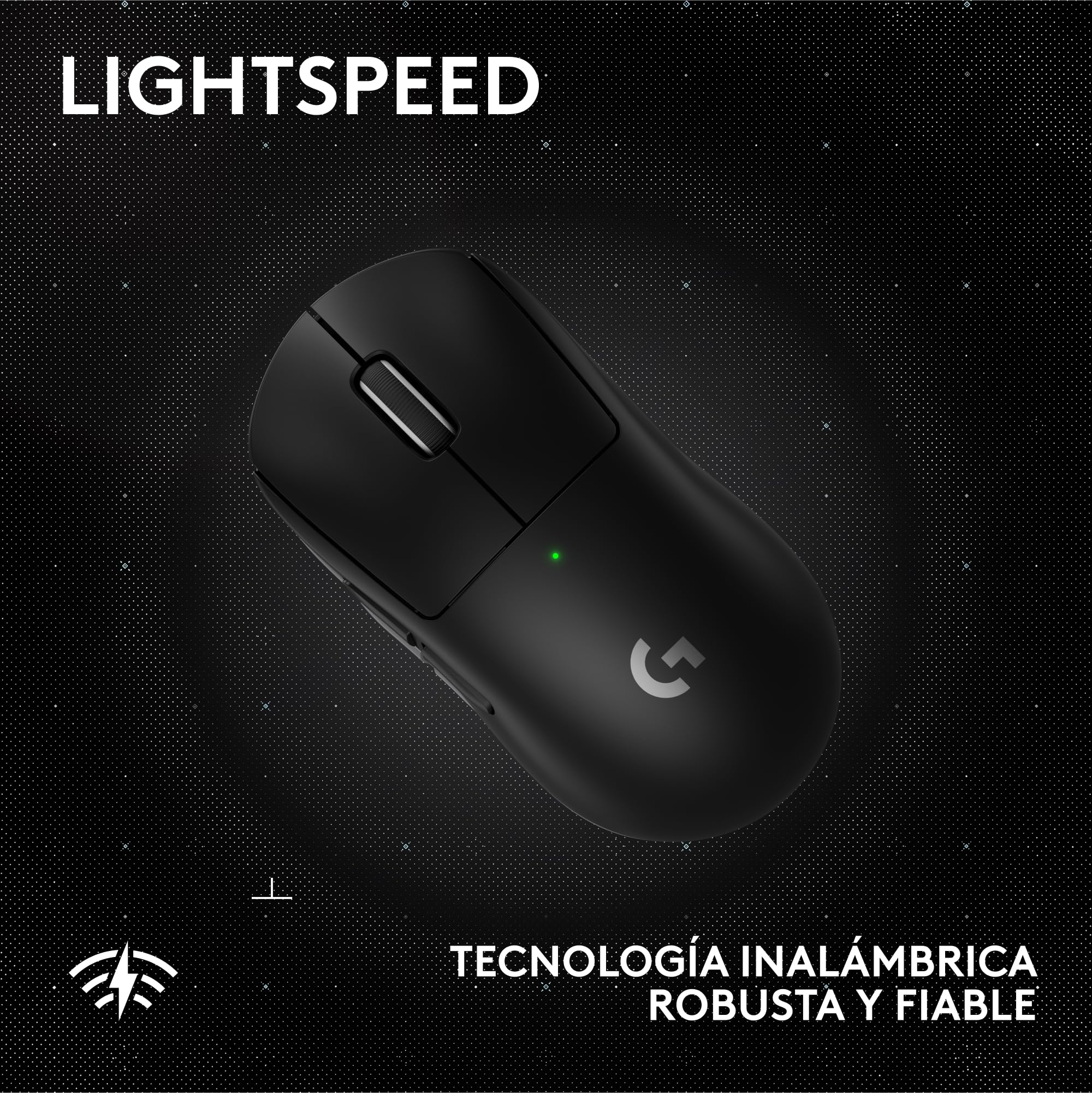 Logitech G Pro X Superlight 2 SE ratón inalámbrico para Gaming, 60 g, 5 Botones programables, Sensor de 44 000 dpi, Velocidad máxima >888 IPS, Velocidad de Respuesta de 1 kHz, USB-C, PC/Mac - Negro