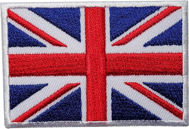UK Flag Embroidered Iron/Sew On Union Jack Patch United Kingdom Badge Transfer