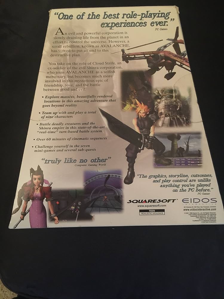 Amazon.co.jp: Final Fantasy VII (輸入版) : ゲーム