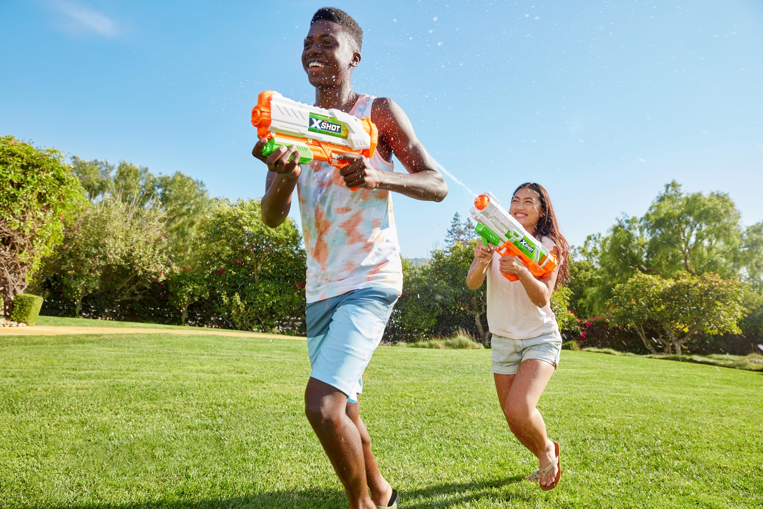 Amazon | ZURU (ズル) X-Shot 水戦争 高速給水式 水鉄砲 (1秒で給水