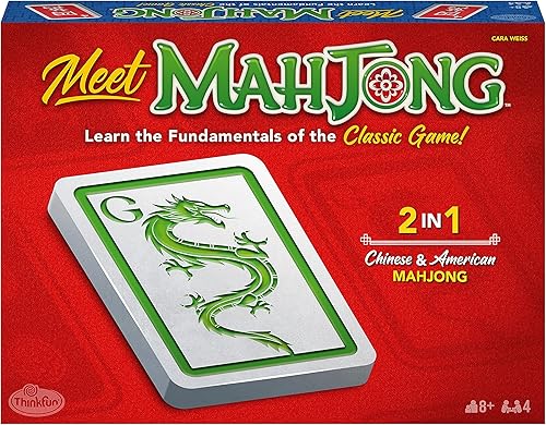 Miniatura 5 de ThinkFun Conoce a Mahjong - El atractivo juego de mesa familiar para 4 Enseña los conceptos básicos de Mahjong Perfecto para adultos y niños