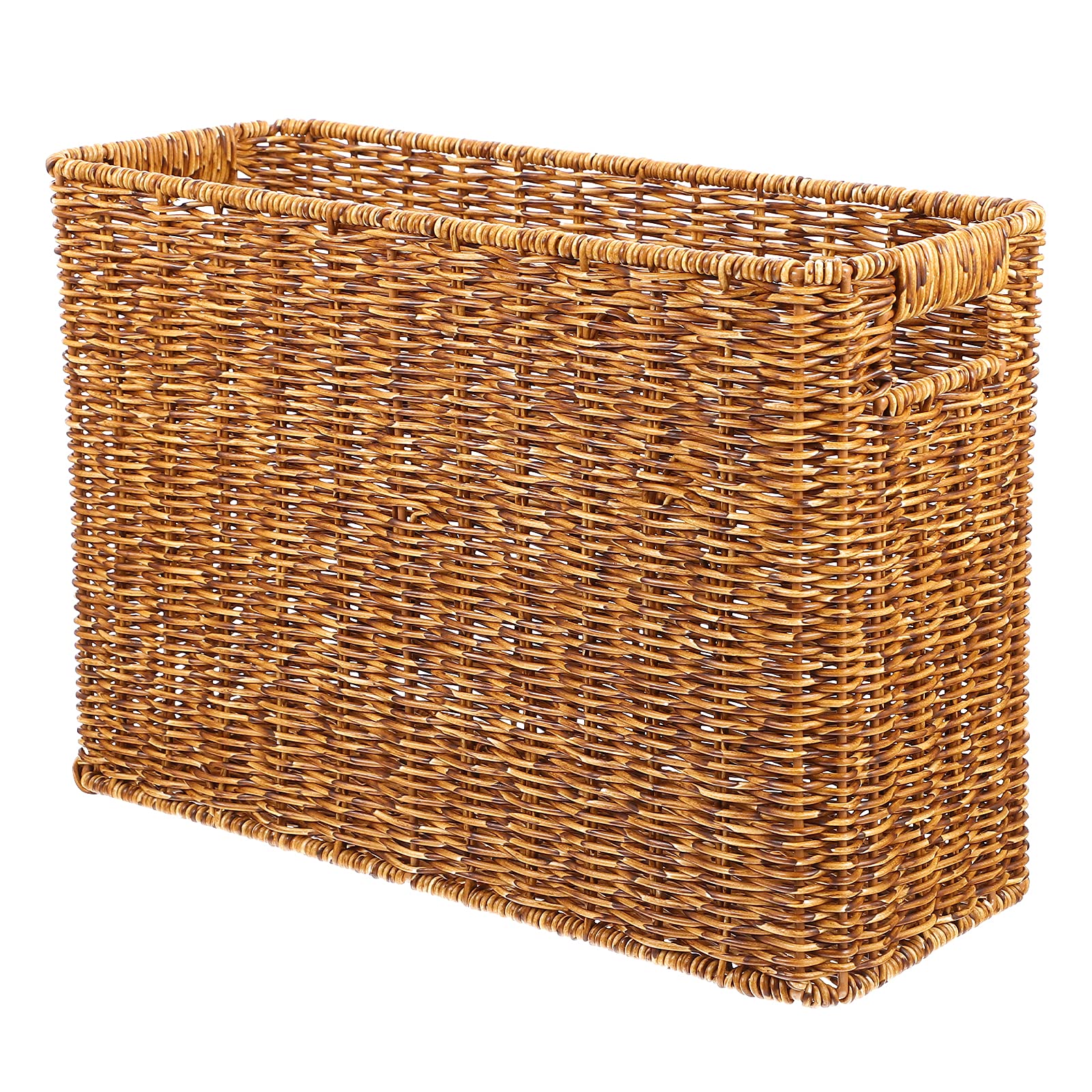 Panier rotin style japonais tisse leger robuste pour maison