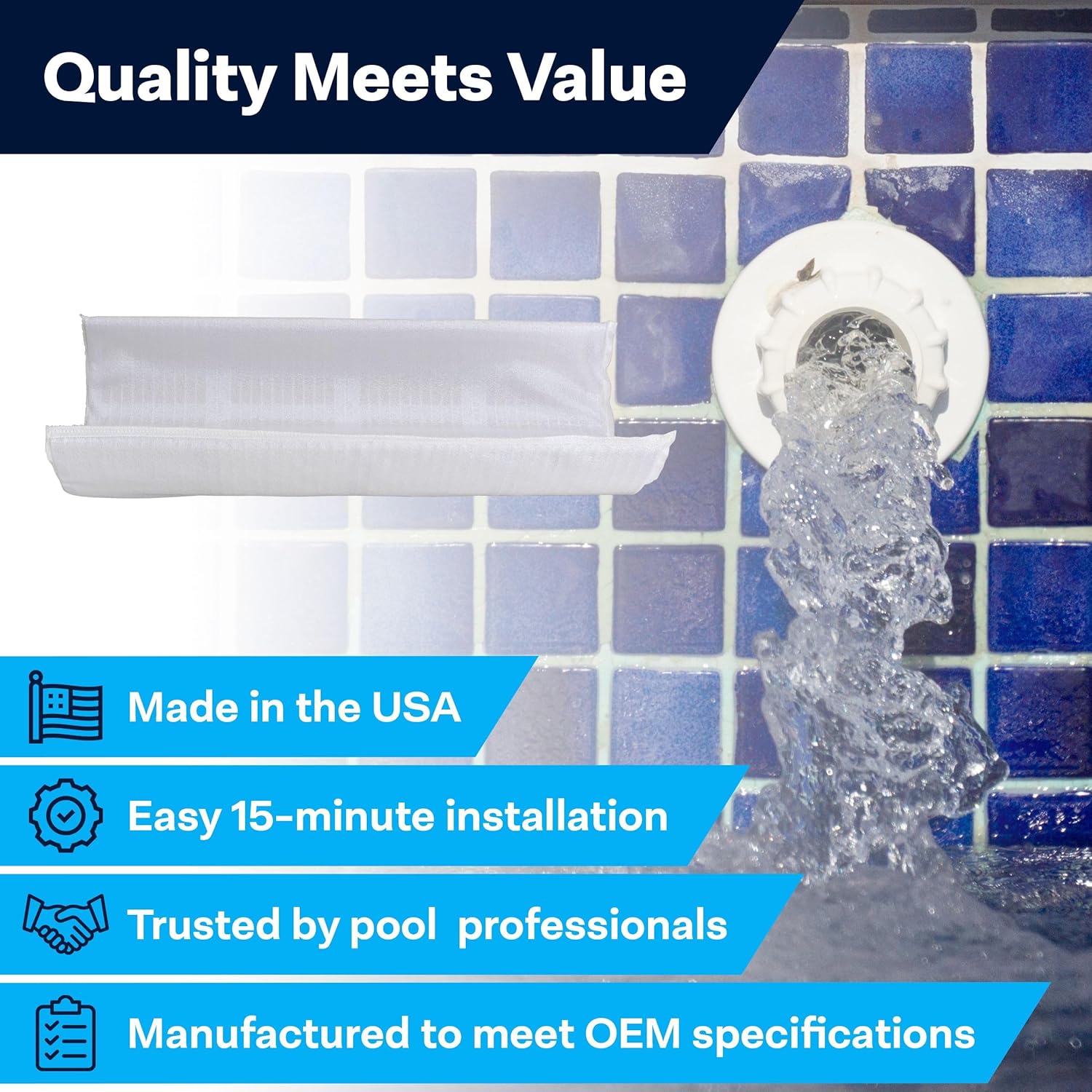 SpiroPure SP-DE-9340 48 sqft DE Full Grid Replacement Pool Filter Replacement for Unicel FG-1004 Pleatco PFG2448 DEX4800DA Hayward FC-9340 DG-1124 18046 Tall Grids