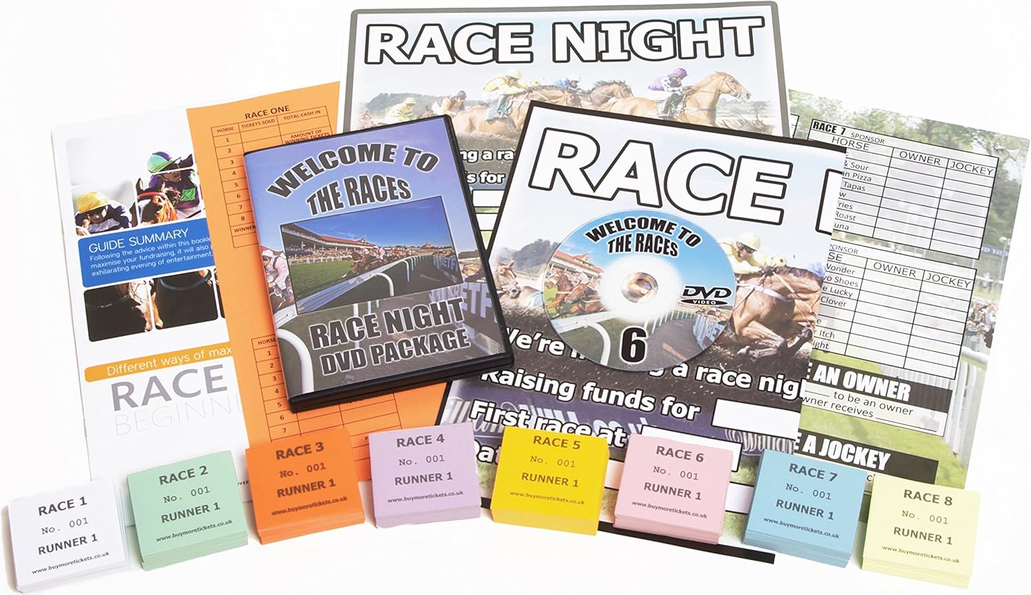 Race Night DVD Vol 6 [Fundraising Package] Amazon.co.uk Sports & Outdoors