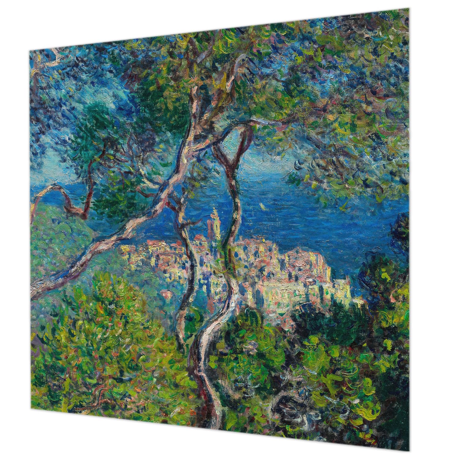 Revêtement mural intissé 250x250 cm Tulup décor méditerranéen avec colle