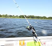 FISHN dupla horgászbot tartó 360° forgatható csónak és hajó felszereléshez 8