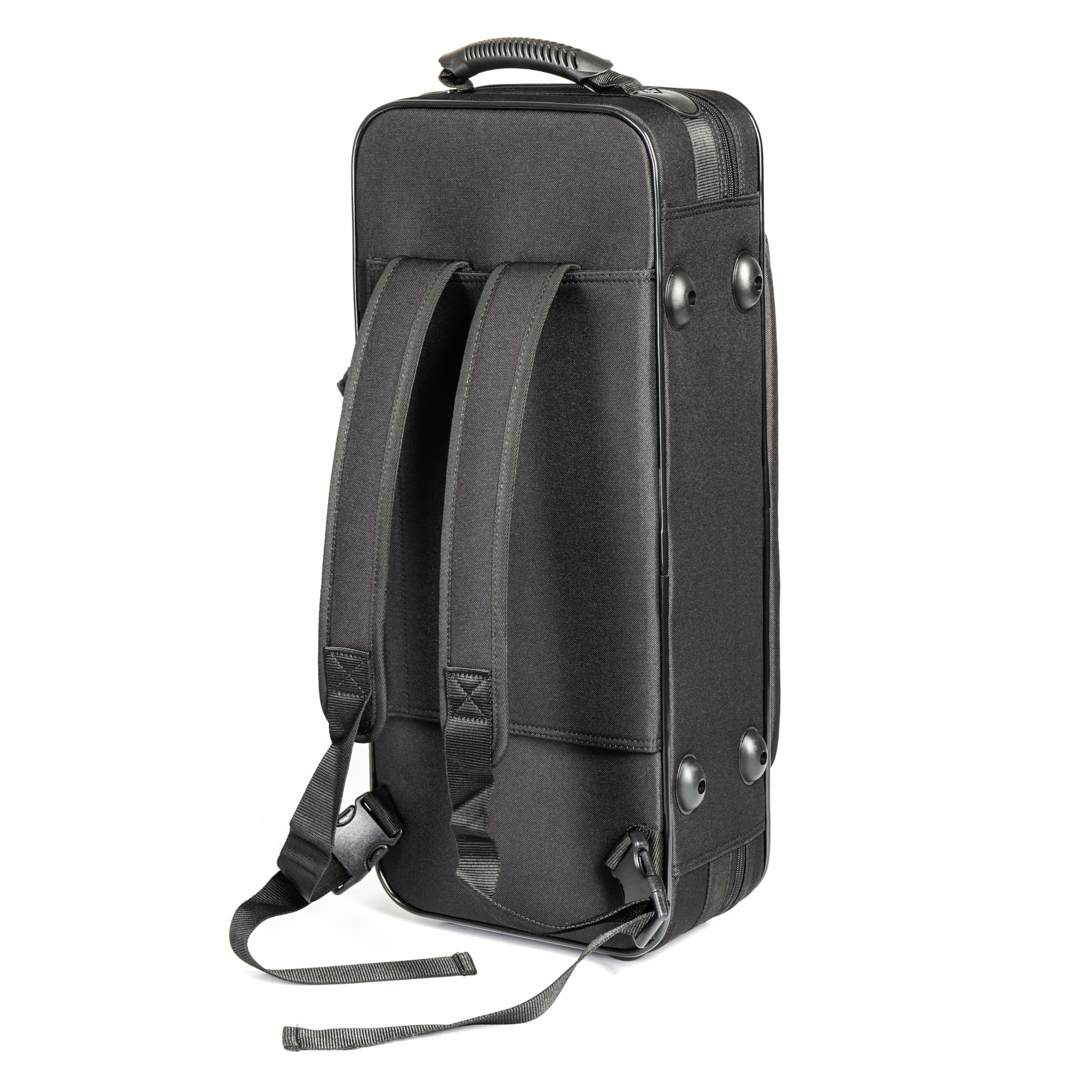 Monzani Alto Sax Case Pro, Robuster Leichtkoffer, Wasserabweisend, Rucksackgurten, Extra Stauraum für Noten und Zubehör, Altsaxophone, BLA0005689-000