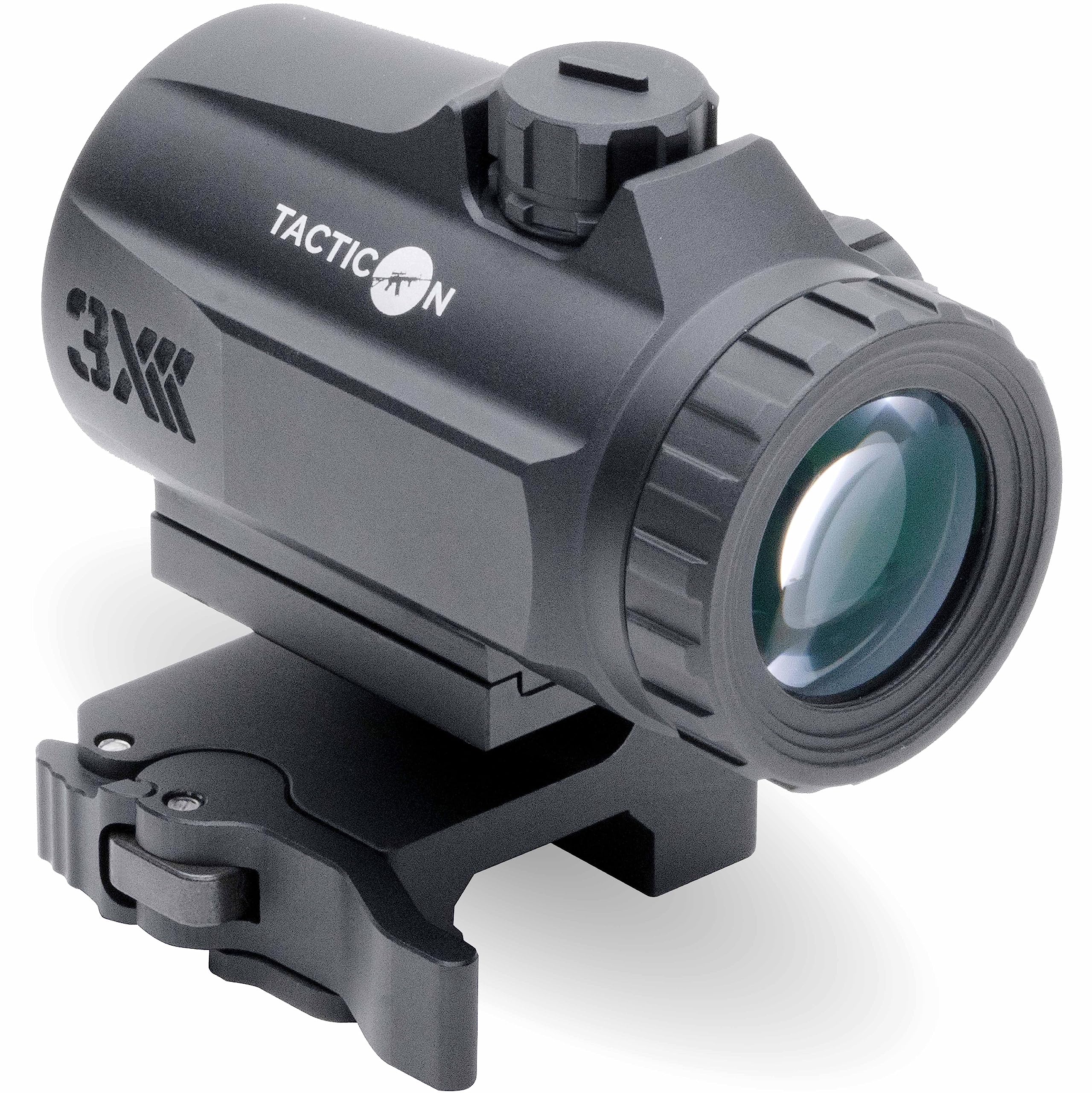Tacticon Falcon V0.5 3X Magnifier with Flip-to-Side Mount | Combat Veteran Owned Company | Compact Magnifier Cowitness with Red Dot Sight